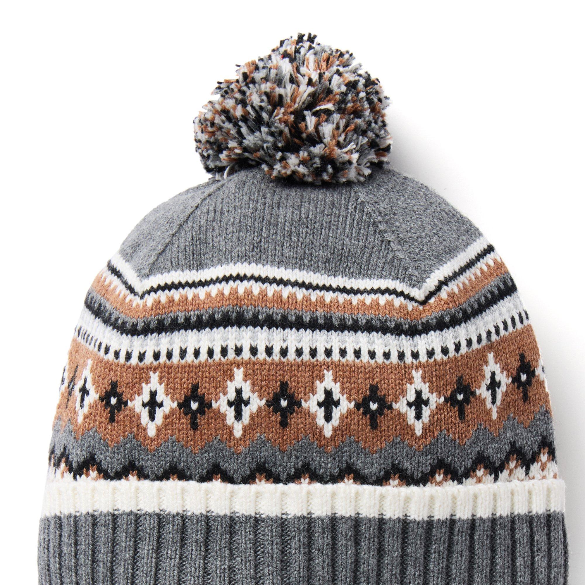 Fair Isle Pom Beanie image number 1