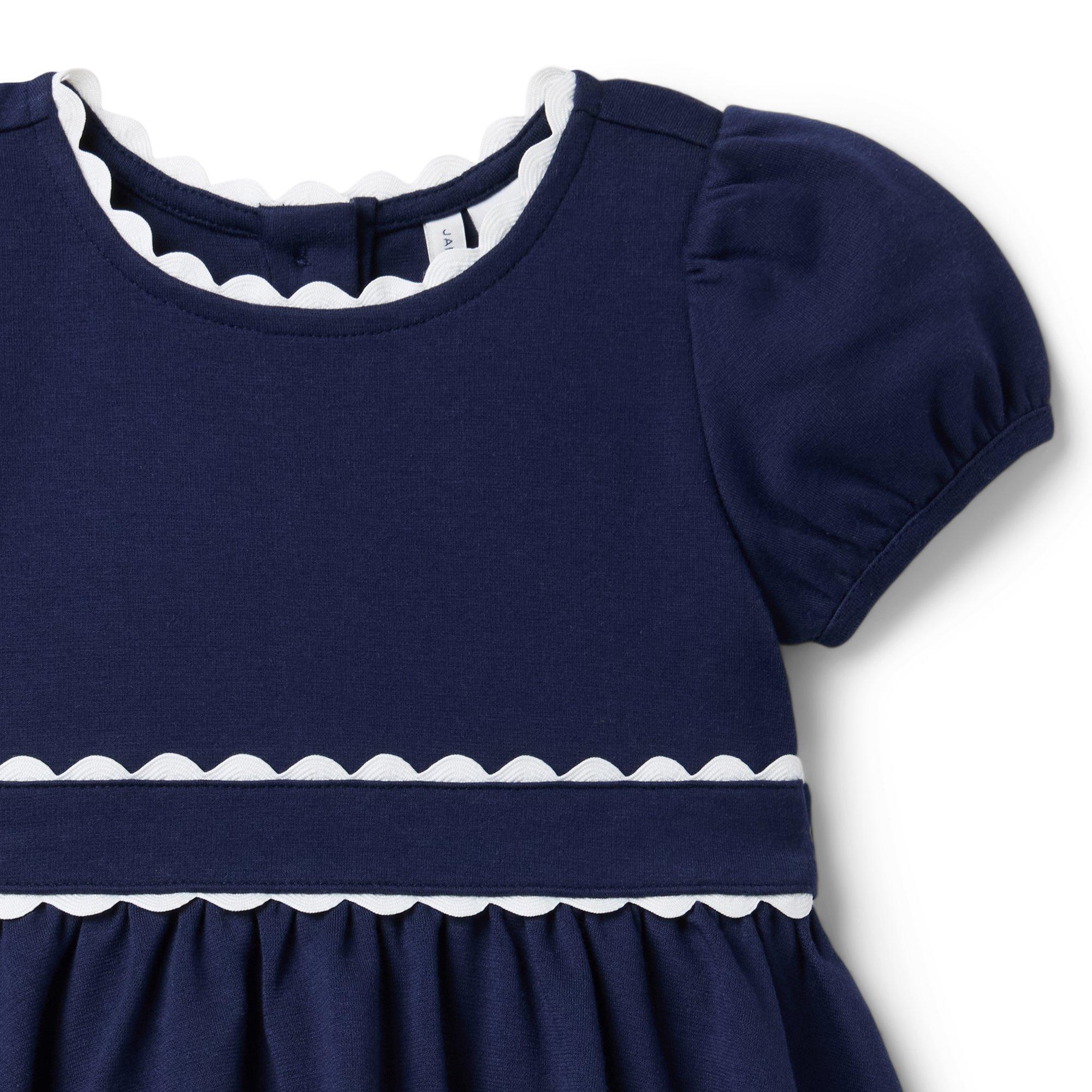 Scalloped Trim Ponte Dress image number 2