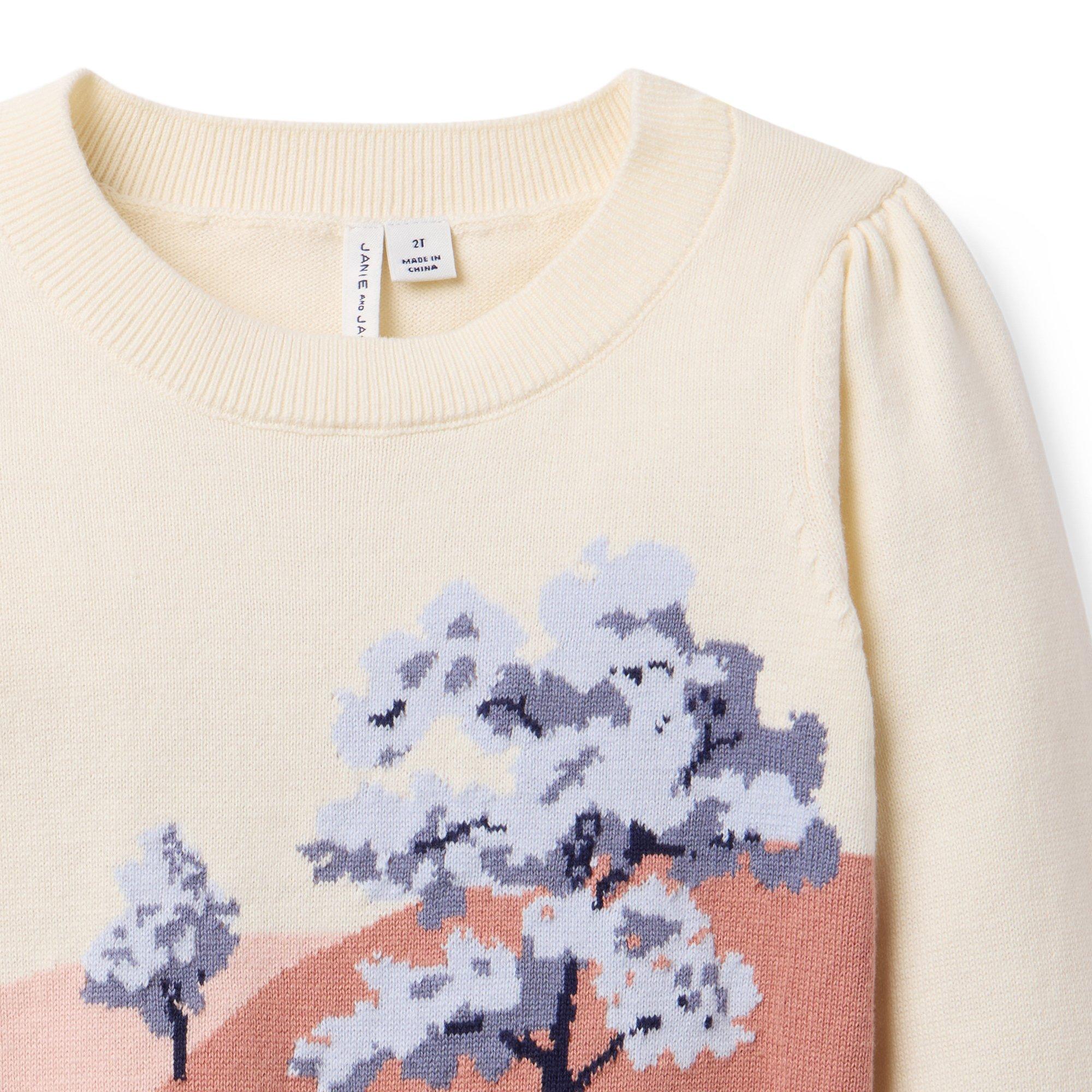 Swan Puff Sleeve Sweater image number 3