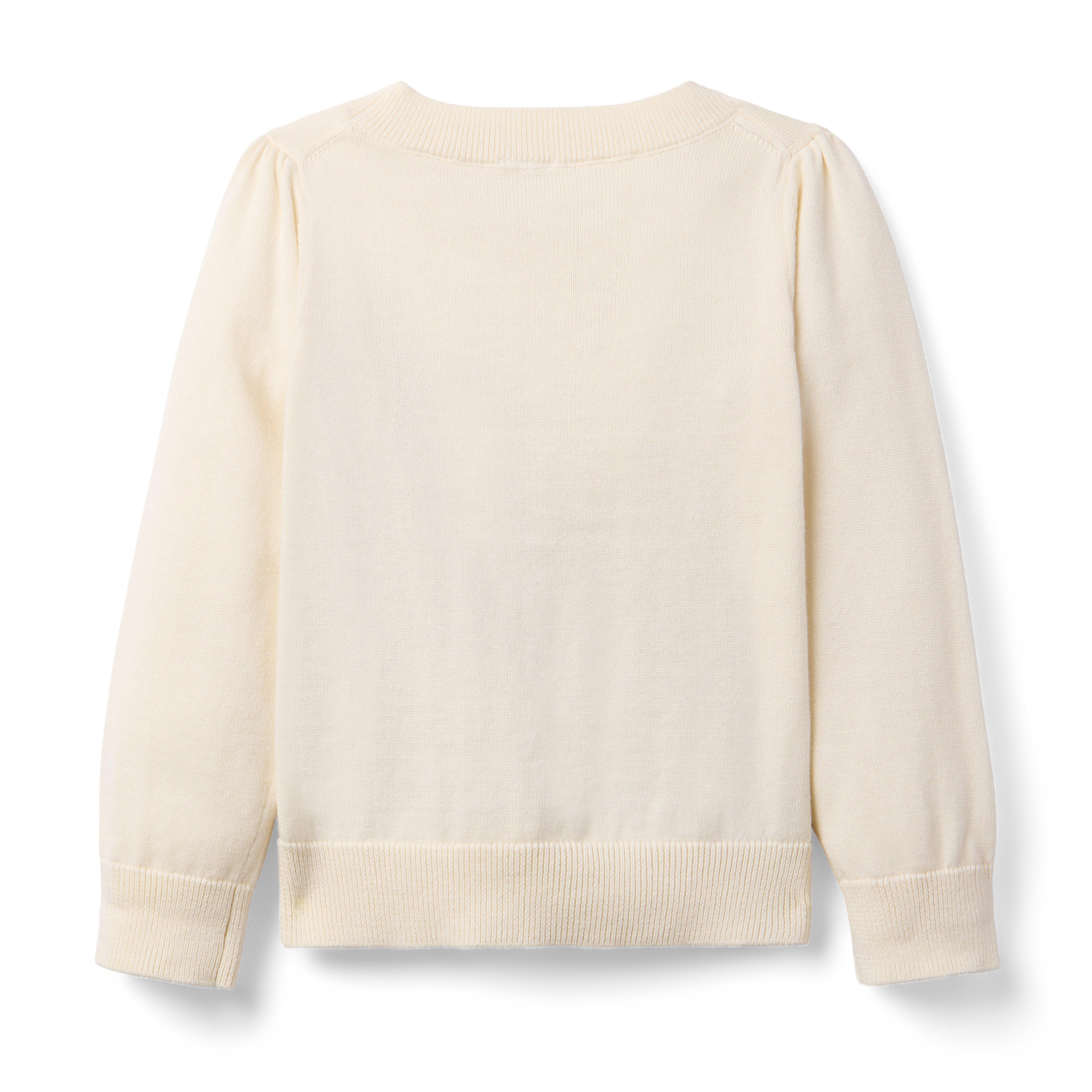 Swan Puff Sleeve Sweater image number 1