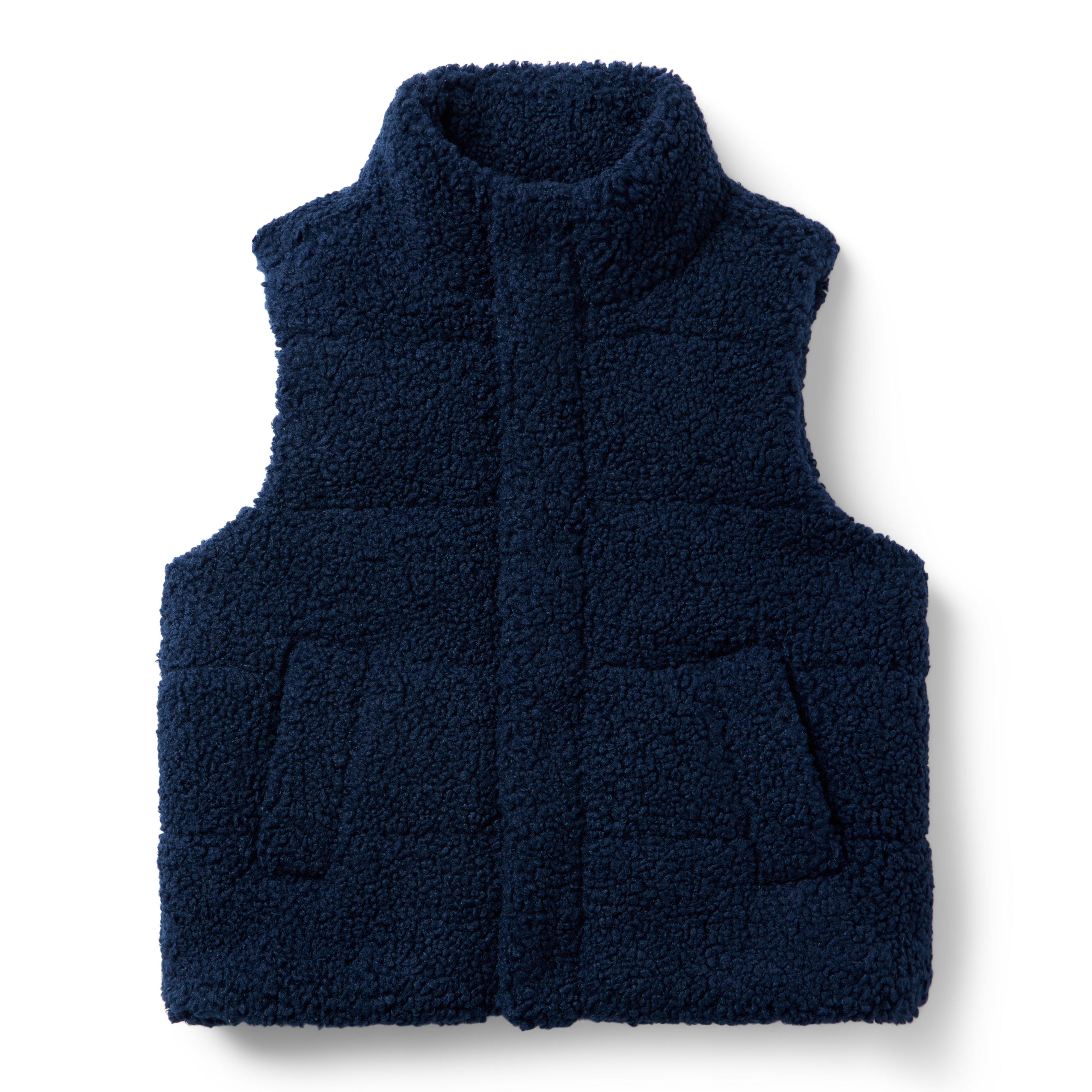 The Boucle Puffer Vest