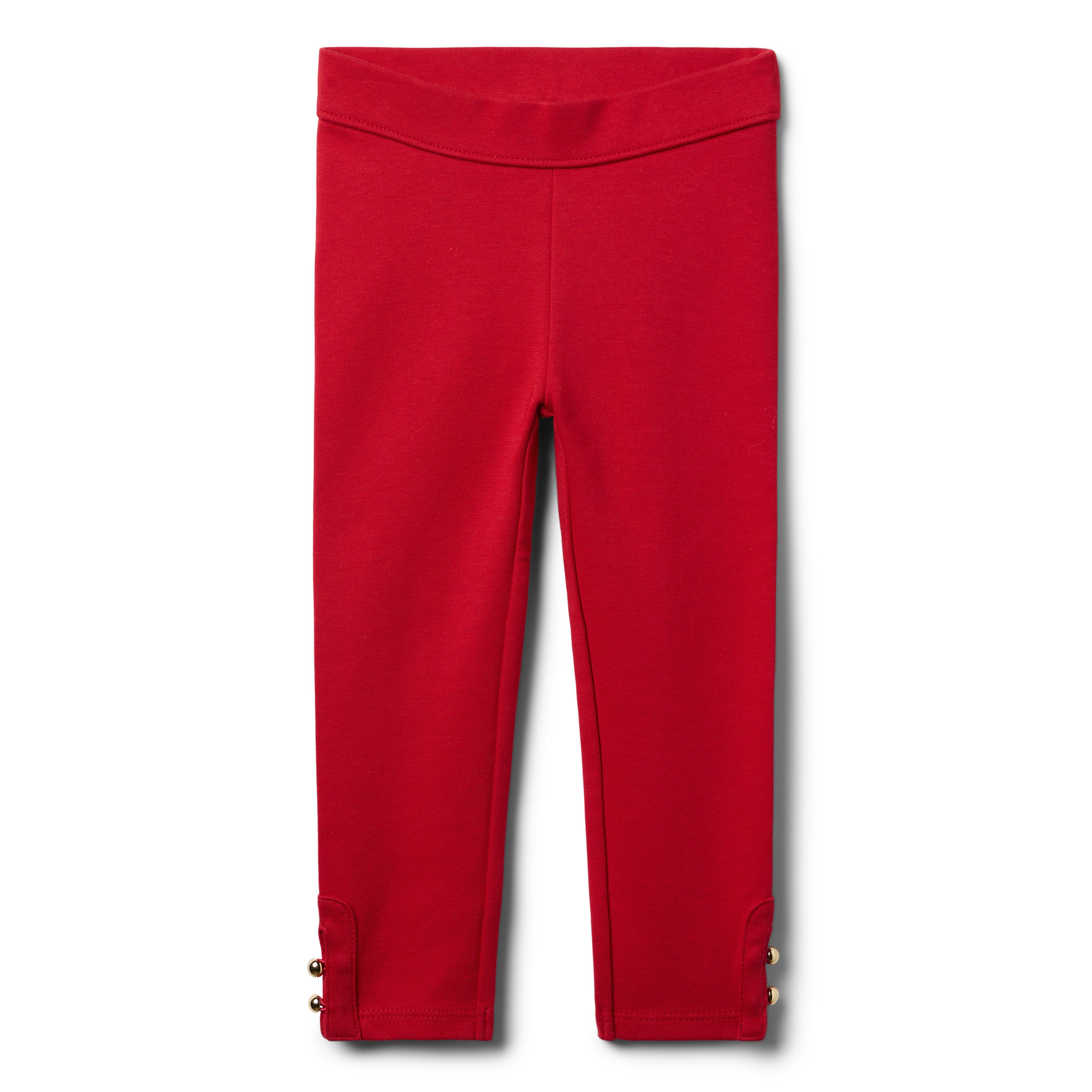 Button Cuff Ponte Pant