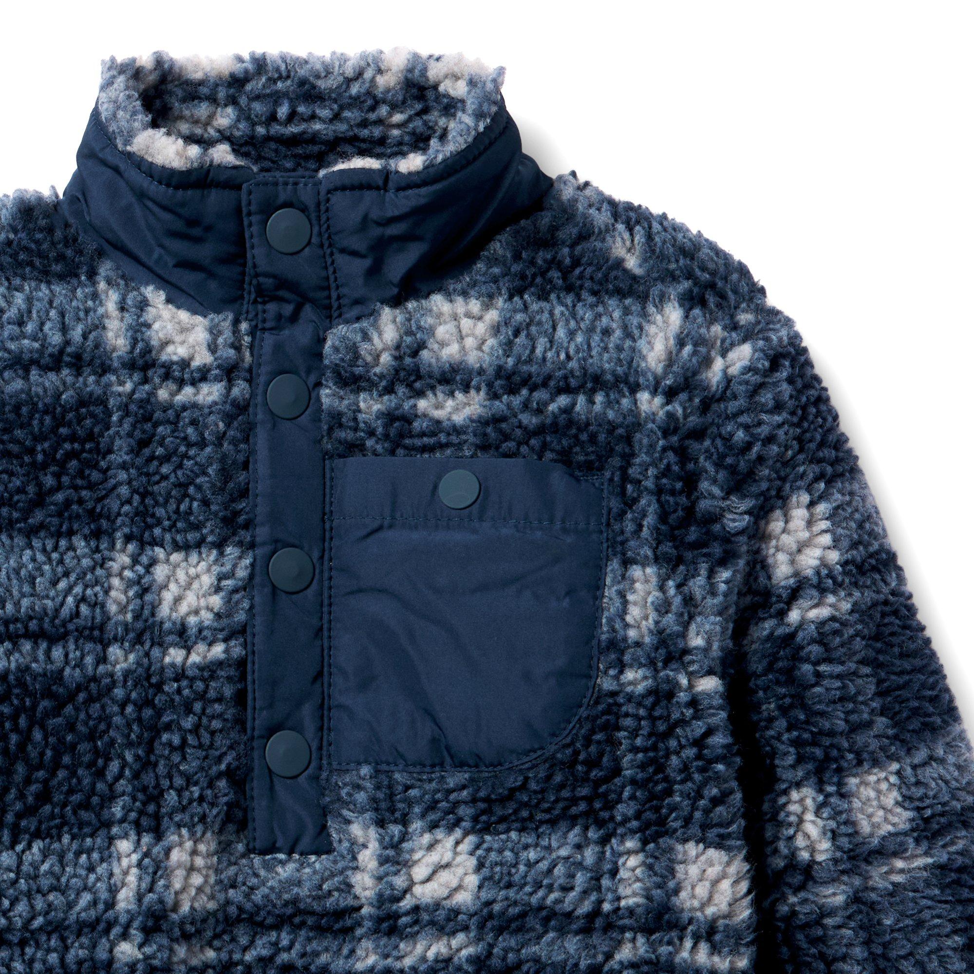 The Plaid Sherpa Pullover image number 6