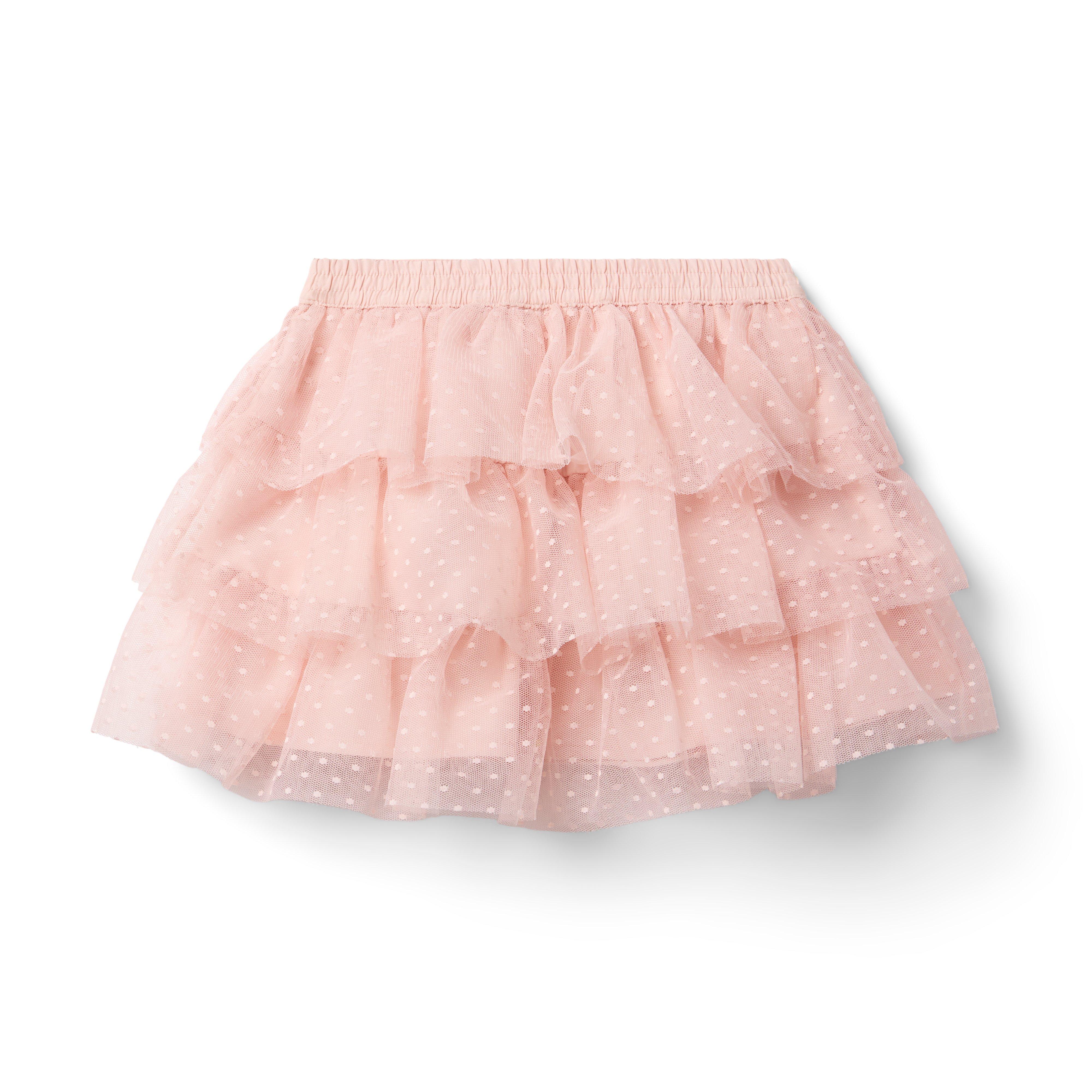Dot Tiered Tulle Skirt image number 1