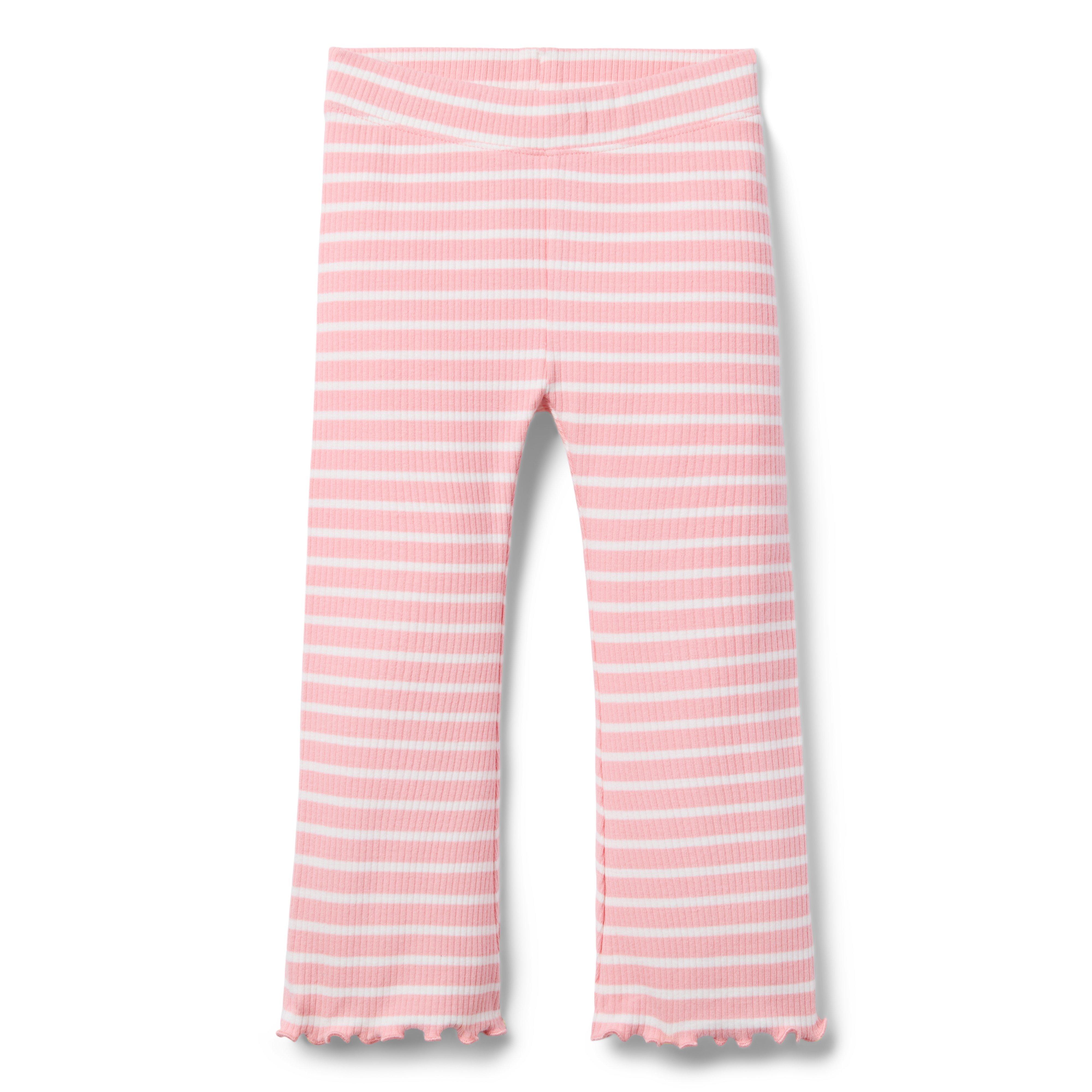 Striped Ribbed Flare Pant image number 1
