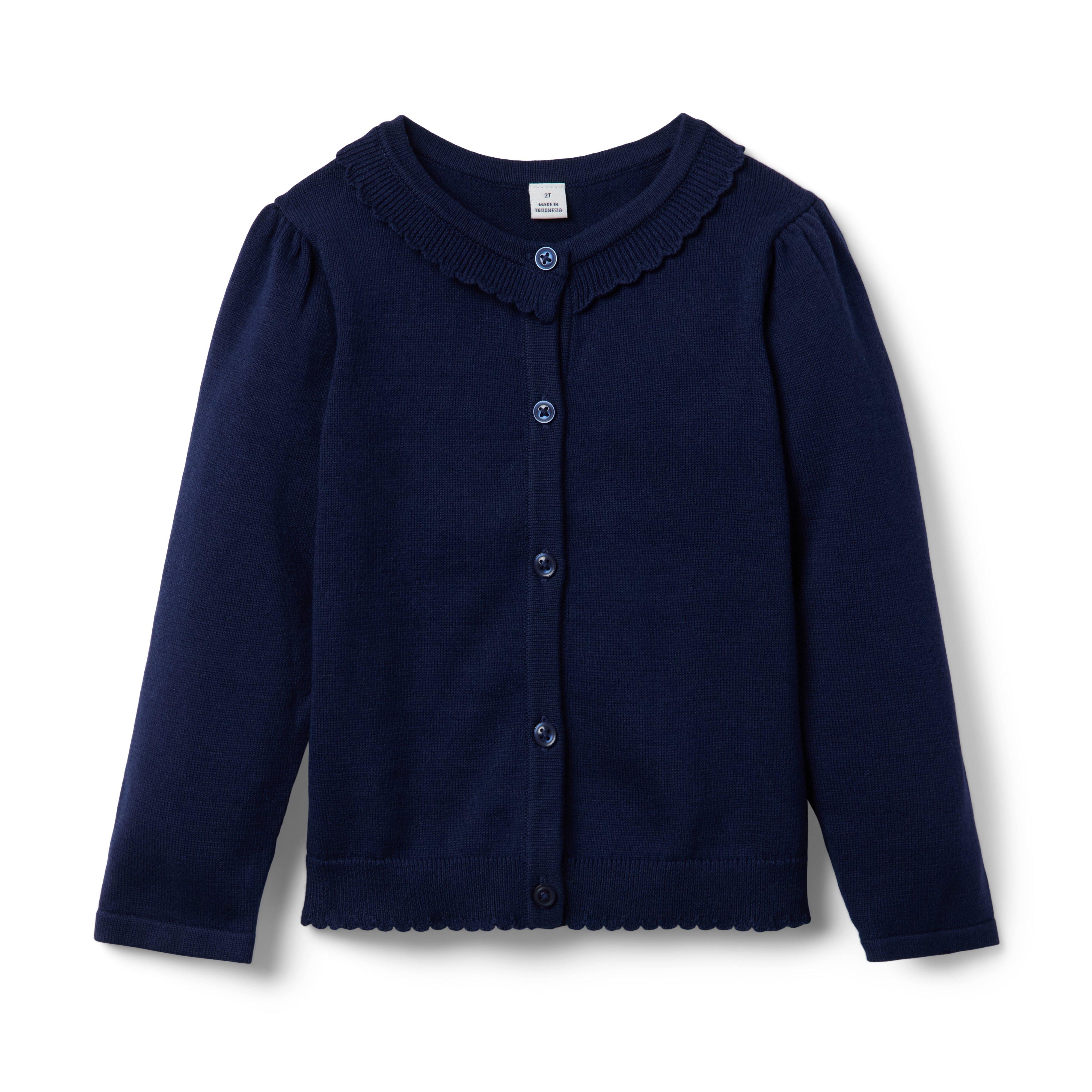 The Scallop Trim Cardigan