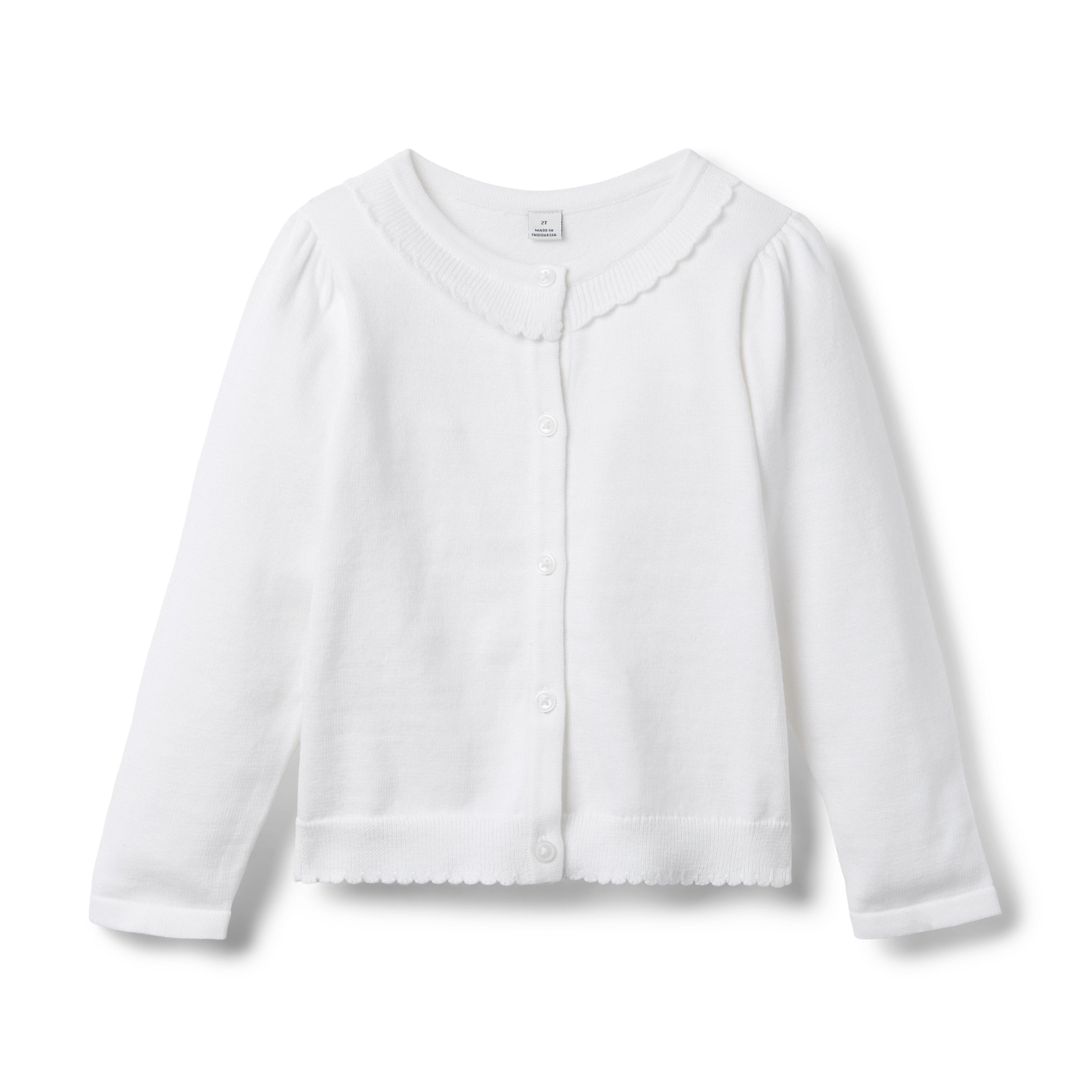 The Scallop Trim Cardigan