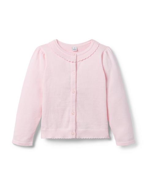 The Scallop Trim Cardigan