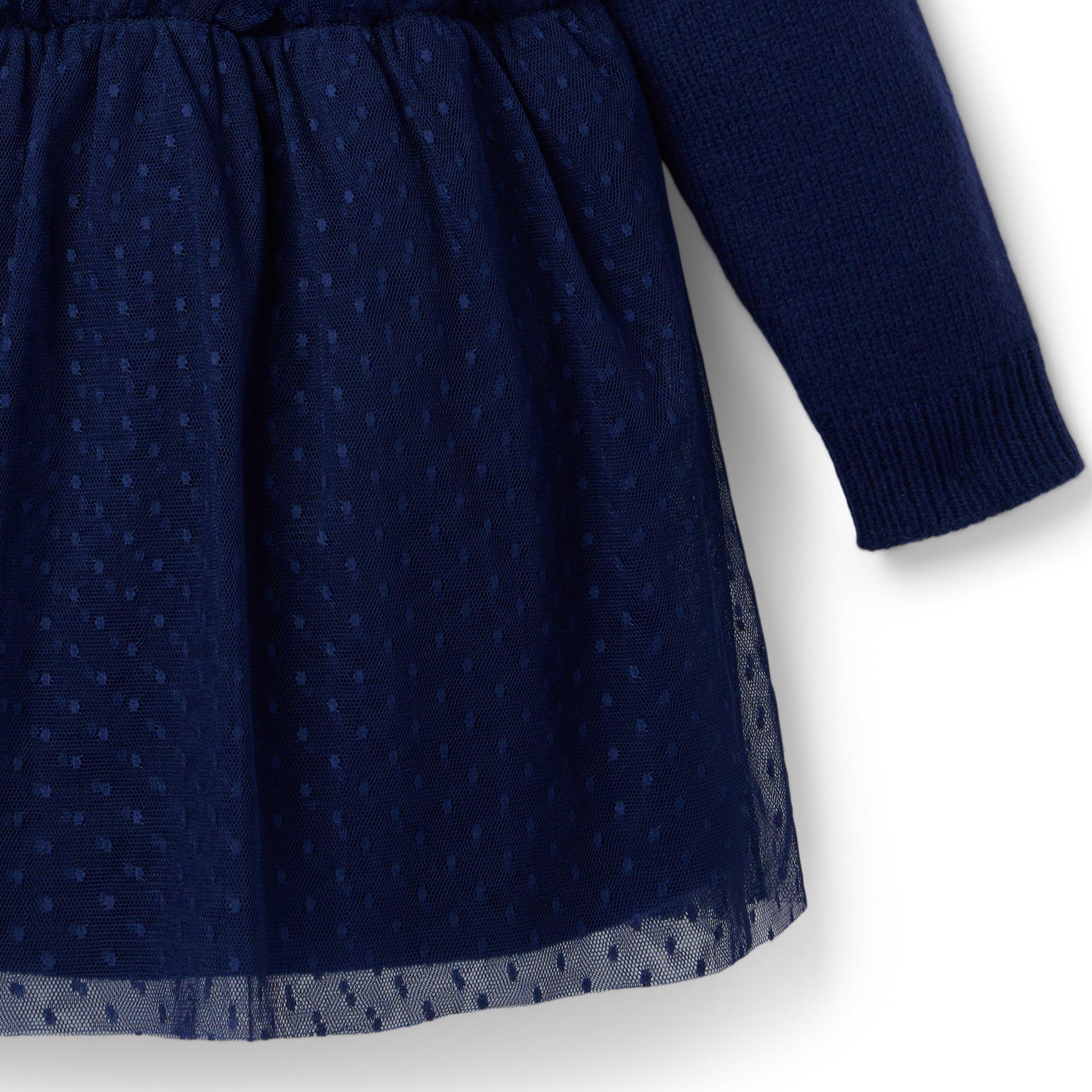 Tiered Tulle Sweater Dress image number 3