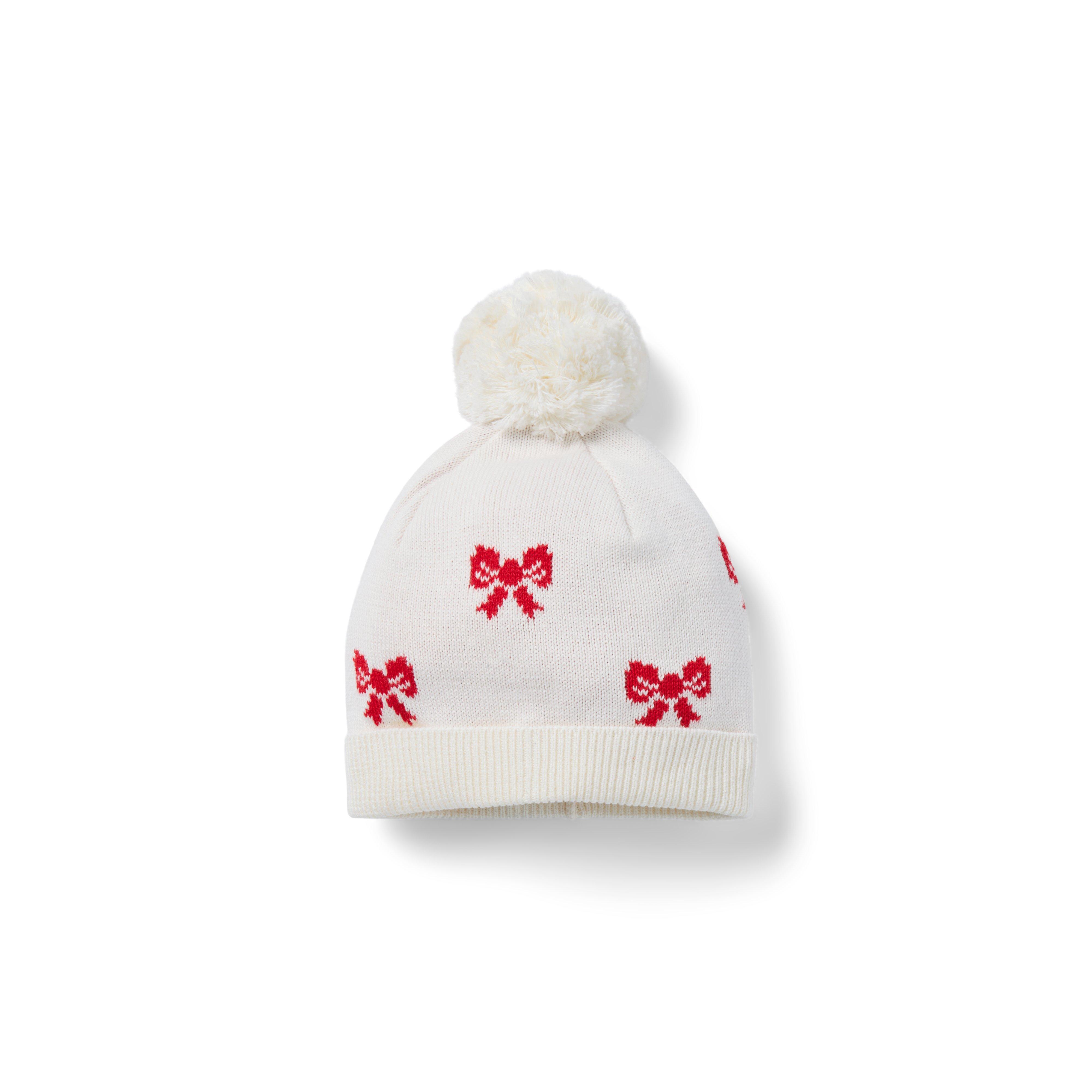 Baby Bow Pom Beanie image number 0