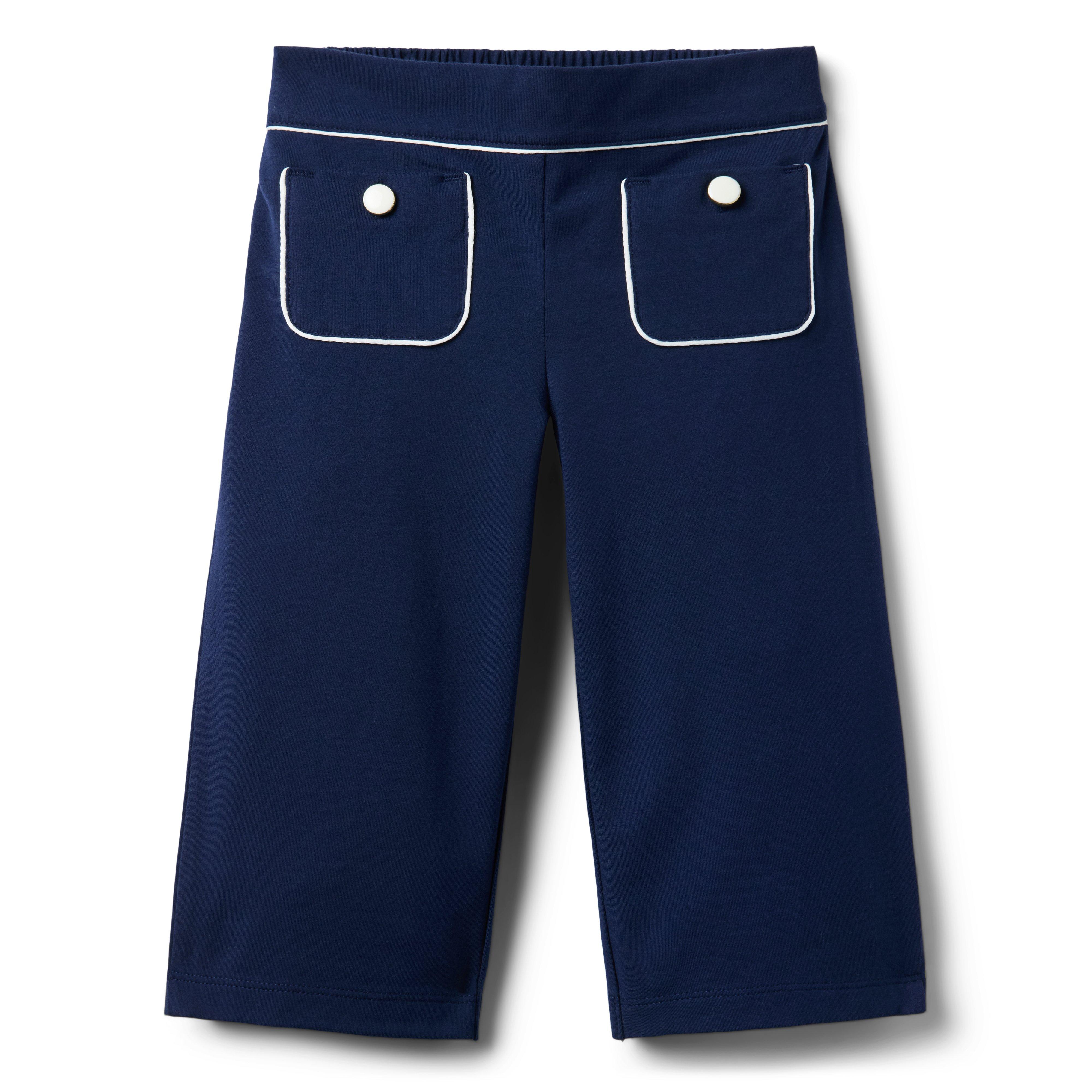Wide Leg Patch Pocket Pant