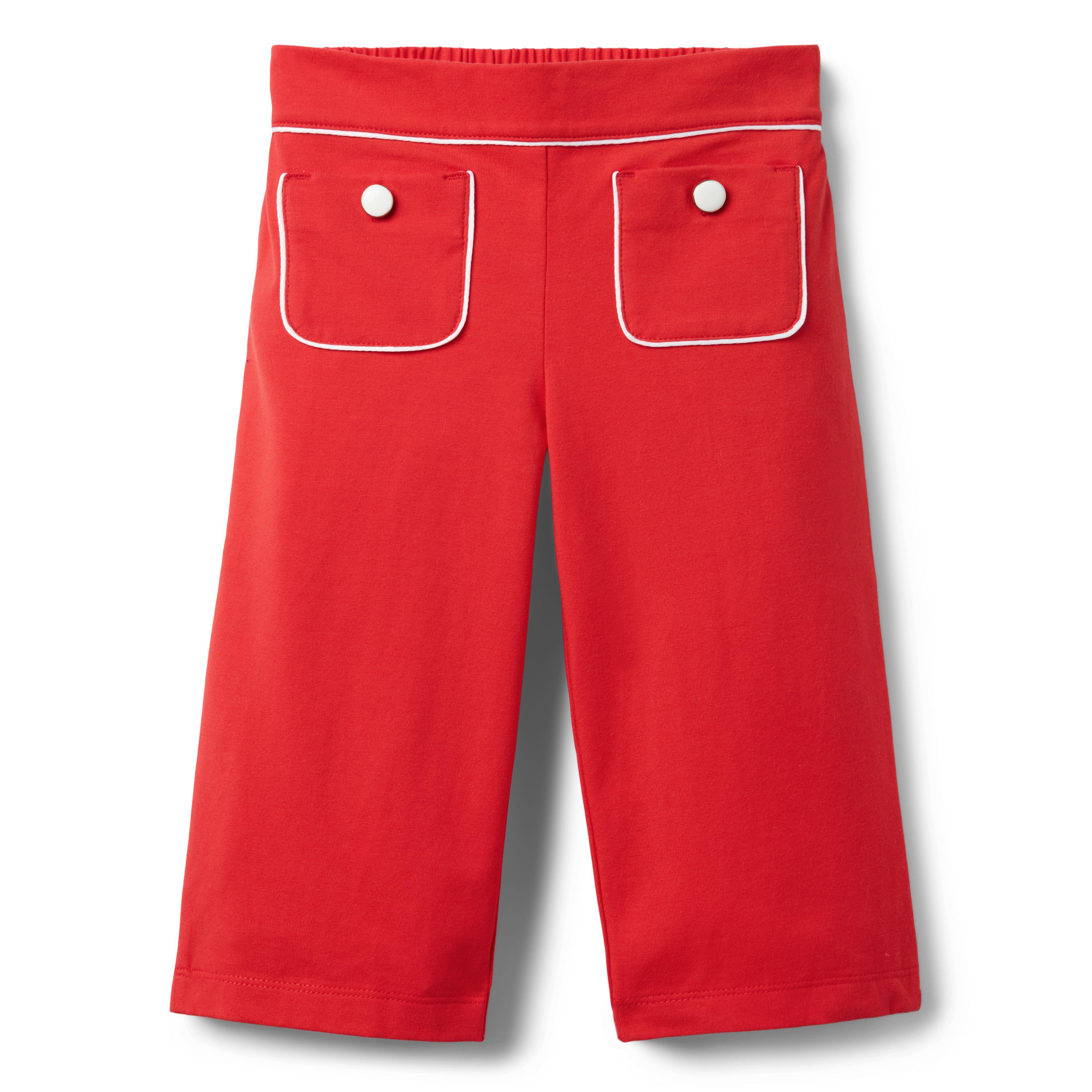 Wide Leg Patch Pocket Pant