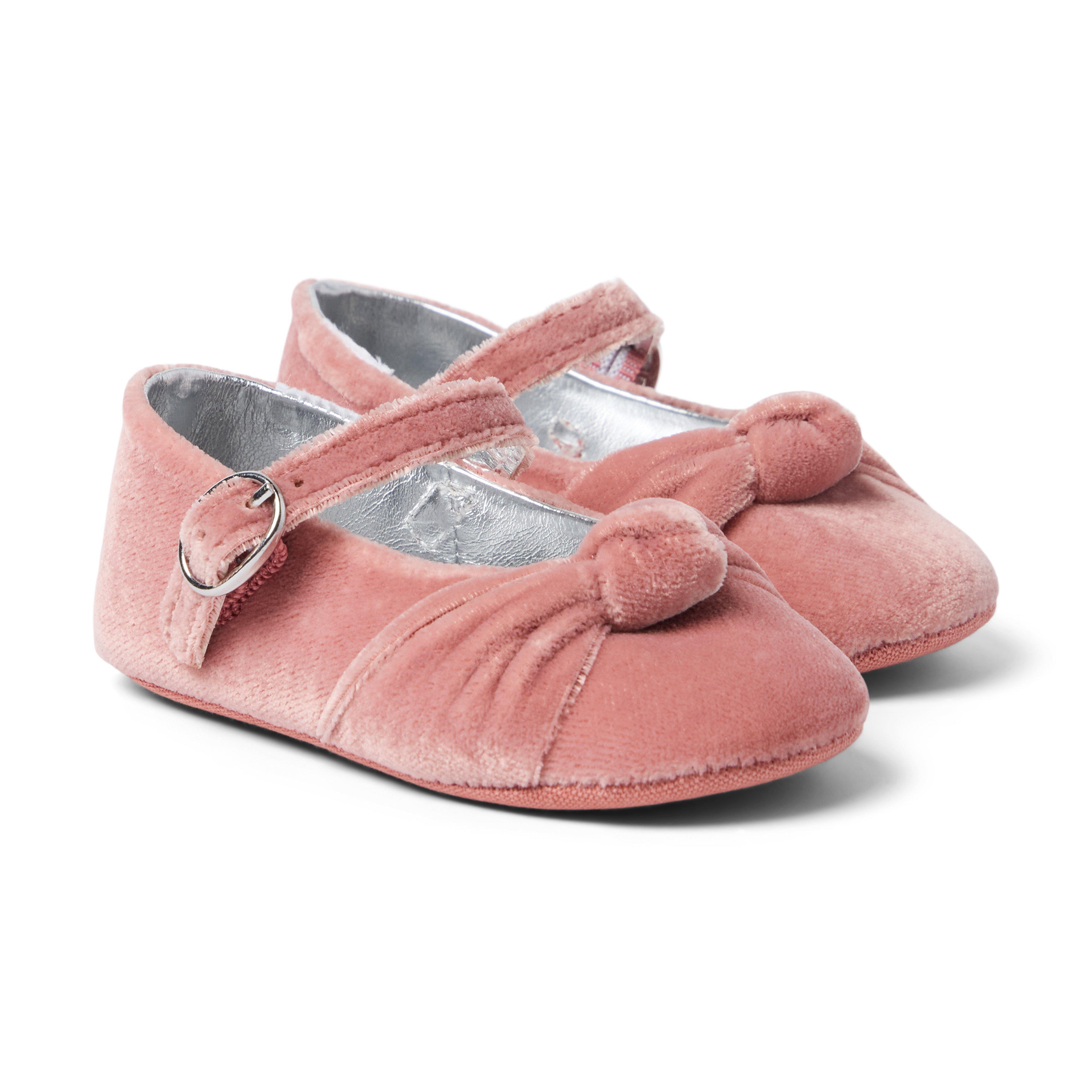 Baby Velvet Bow Ballet Flat