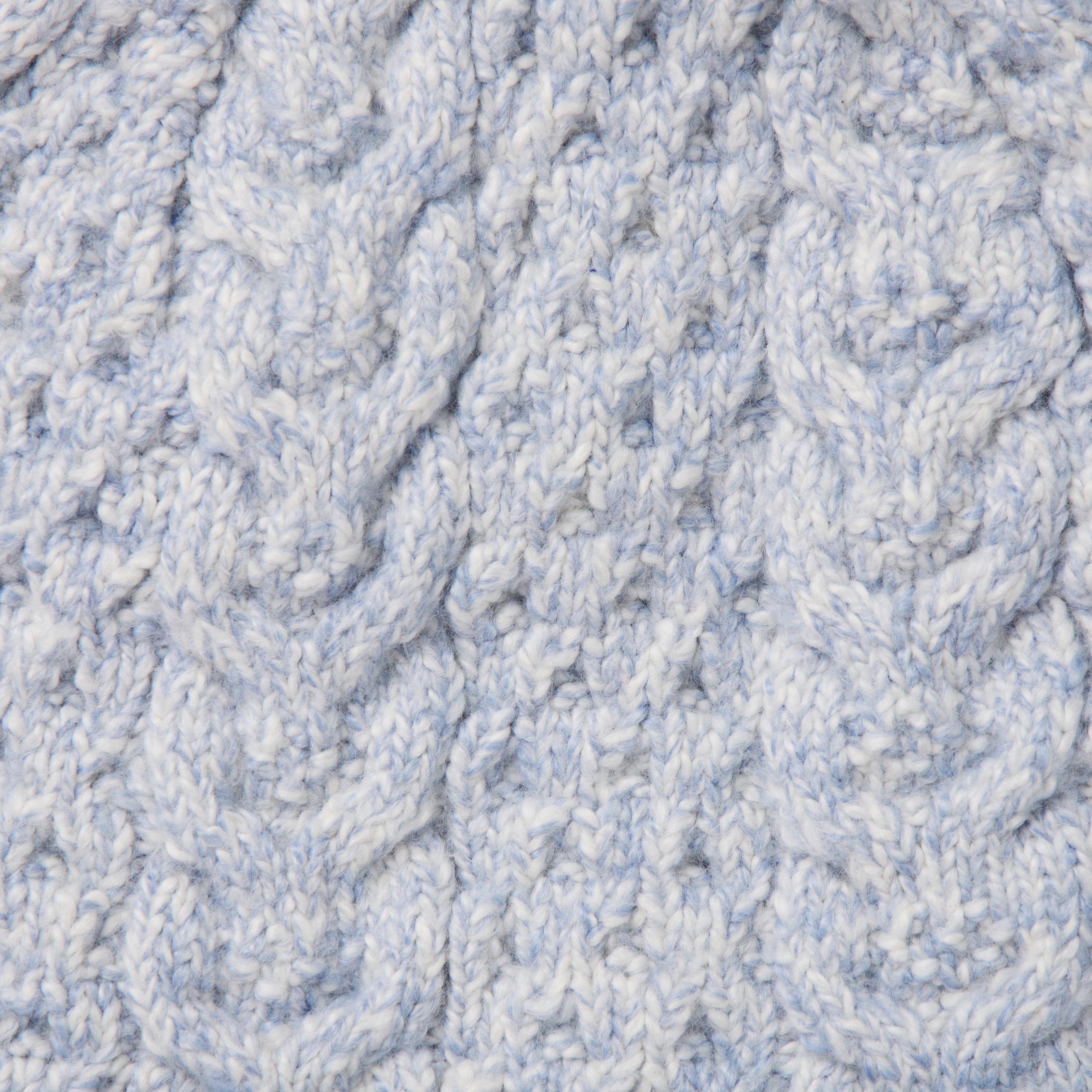 Baby Cable Knit Pom Beanie image number 1