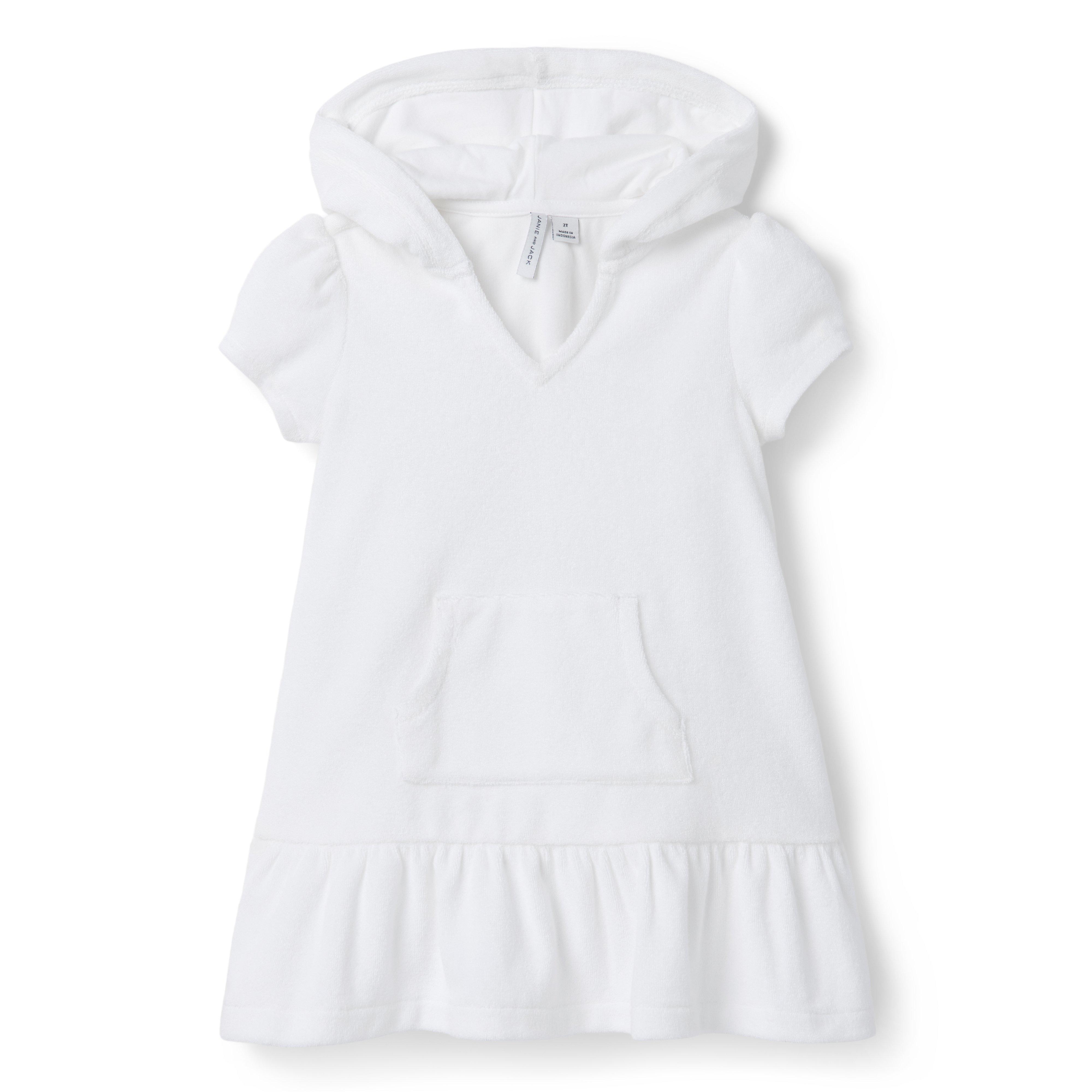 Hooded Terry Swim Cover-Up