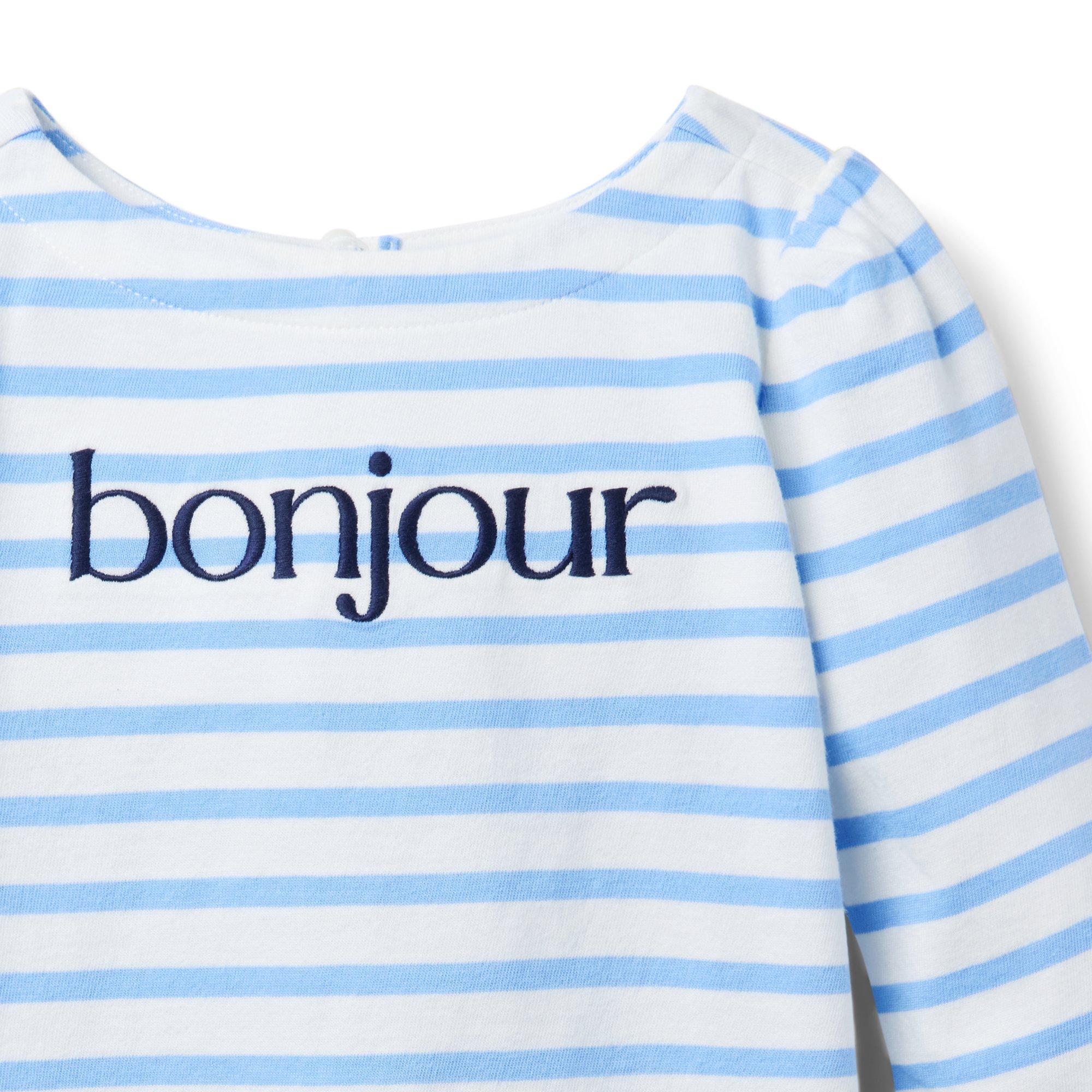 Striped Bonjour Tee image number 1