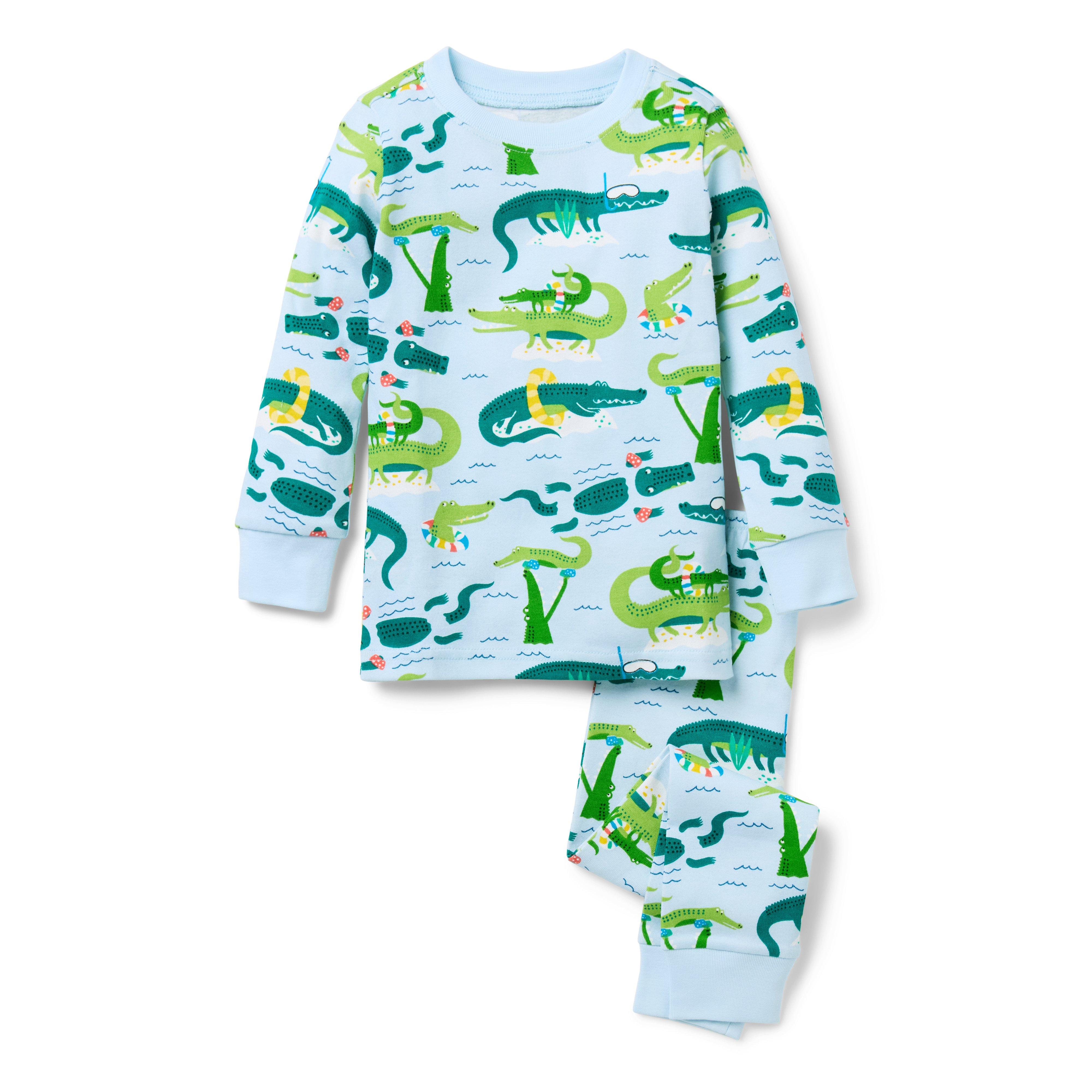 Good Night Pajama In Alligator Pool Party