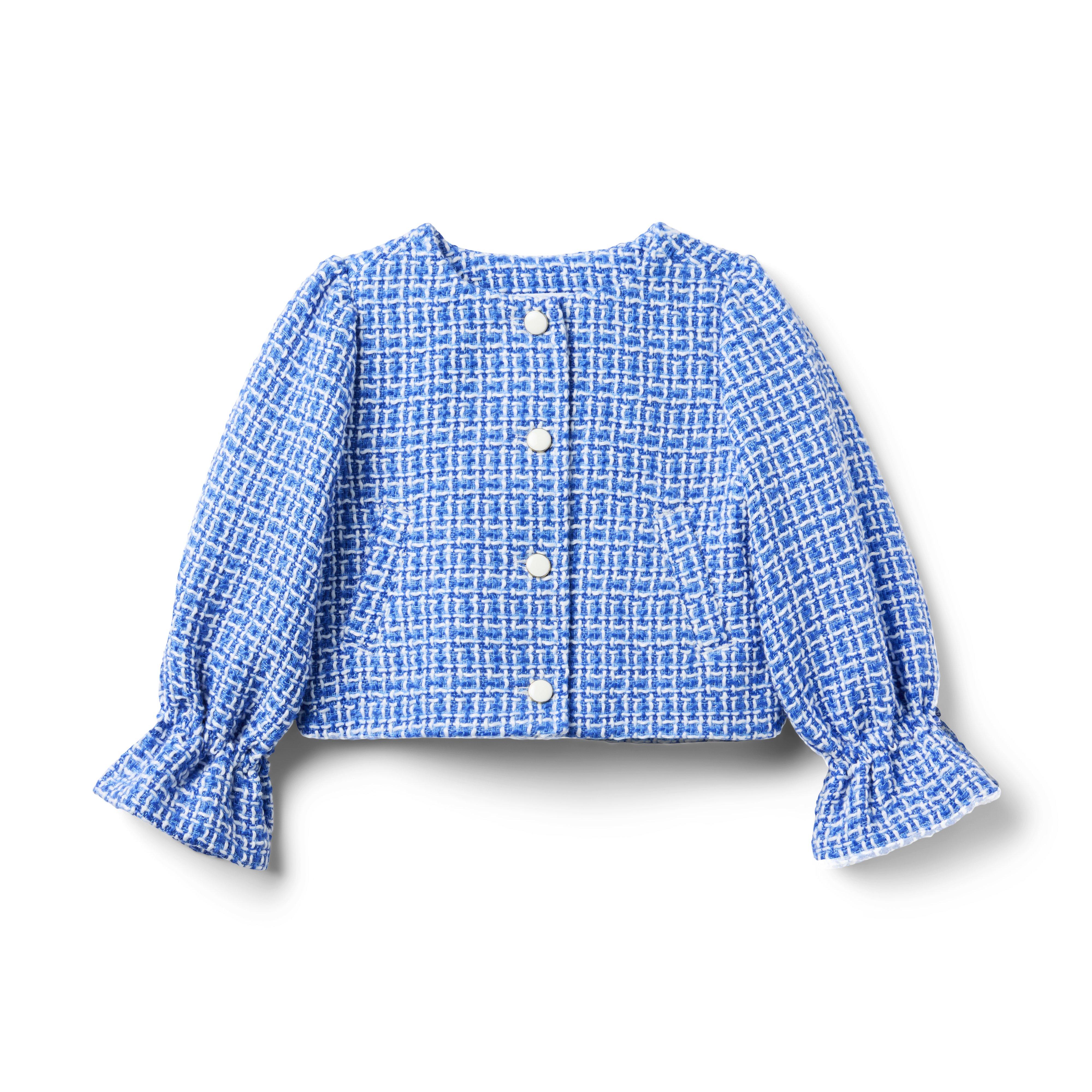Tweed Puff Sleeve Jacket