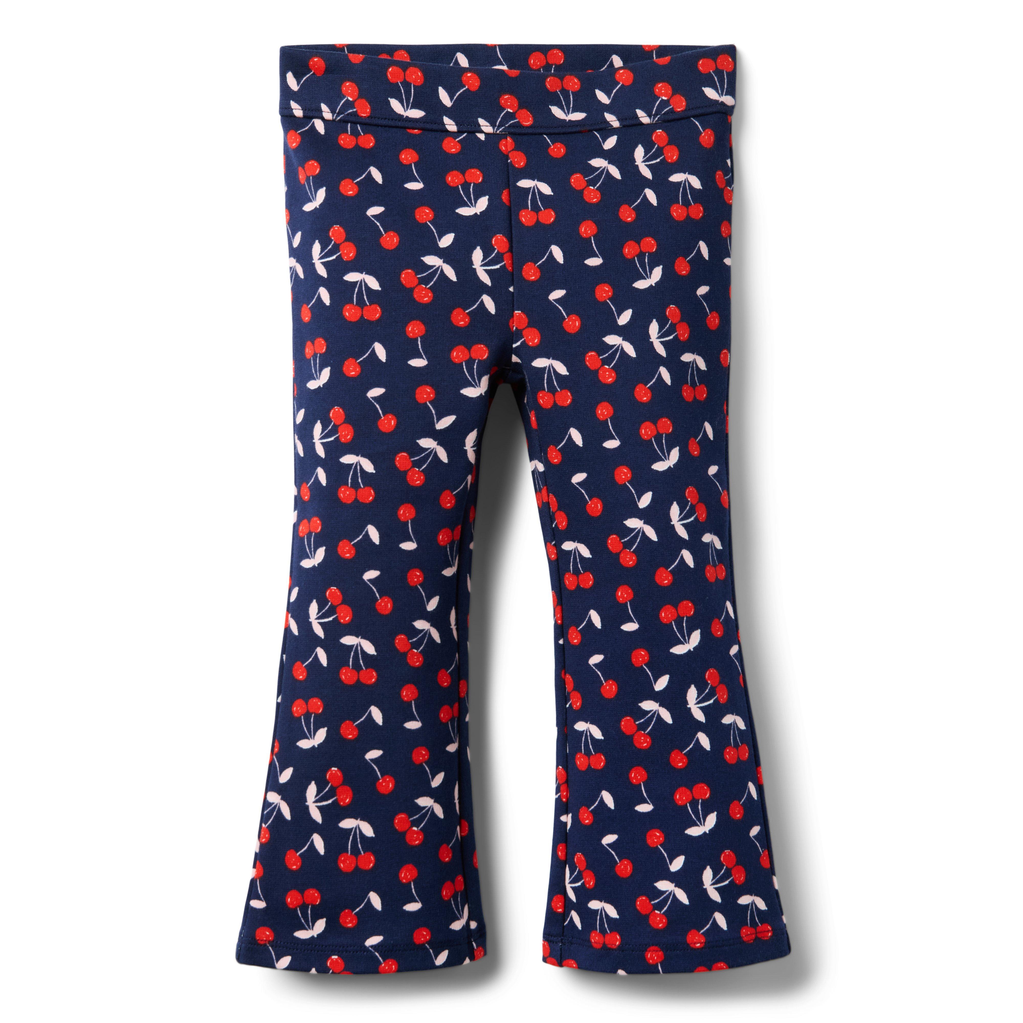 Cherry Flare Ponte Pant