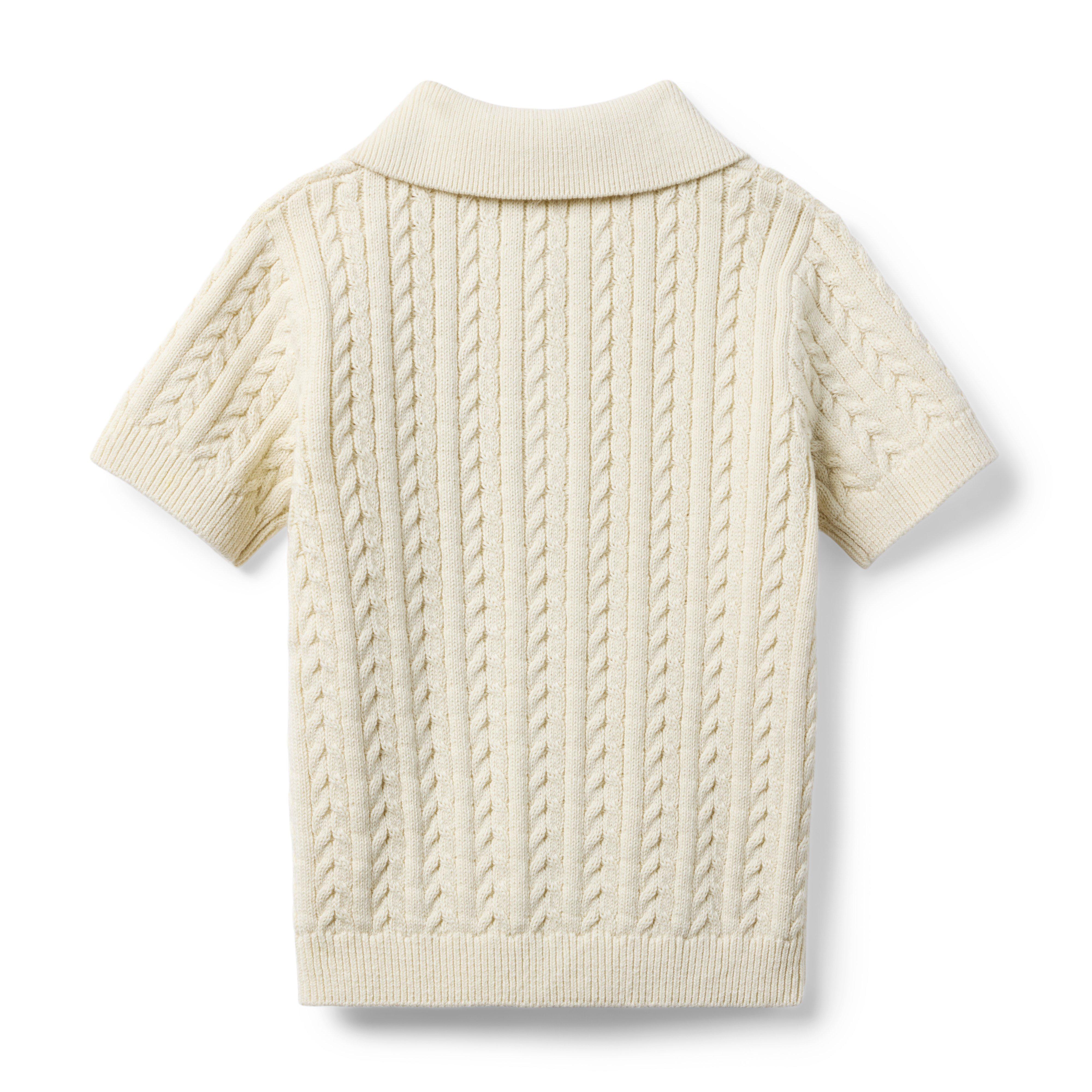The Cable Knit Polo image number 1