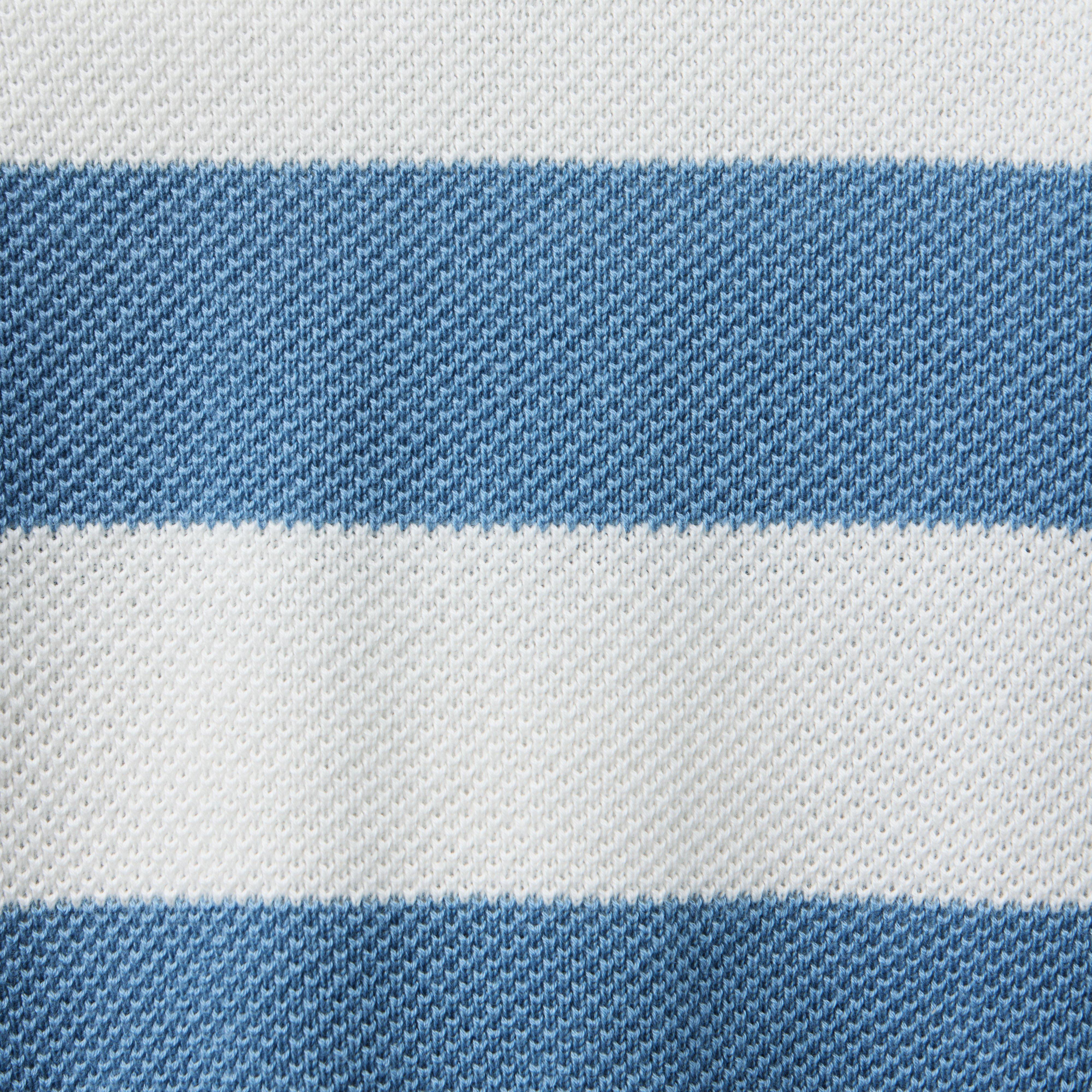 Textured Striped Hooded Sweater image number 2