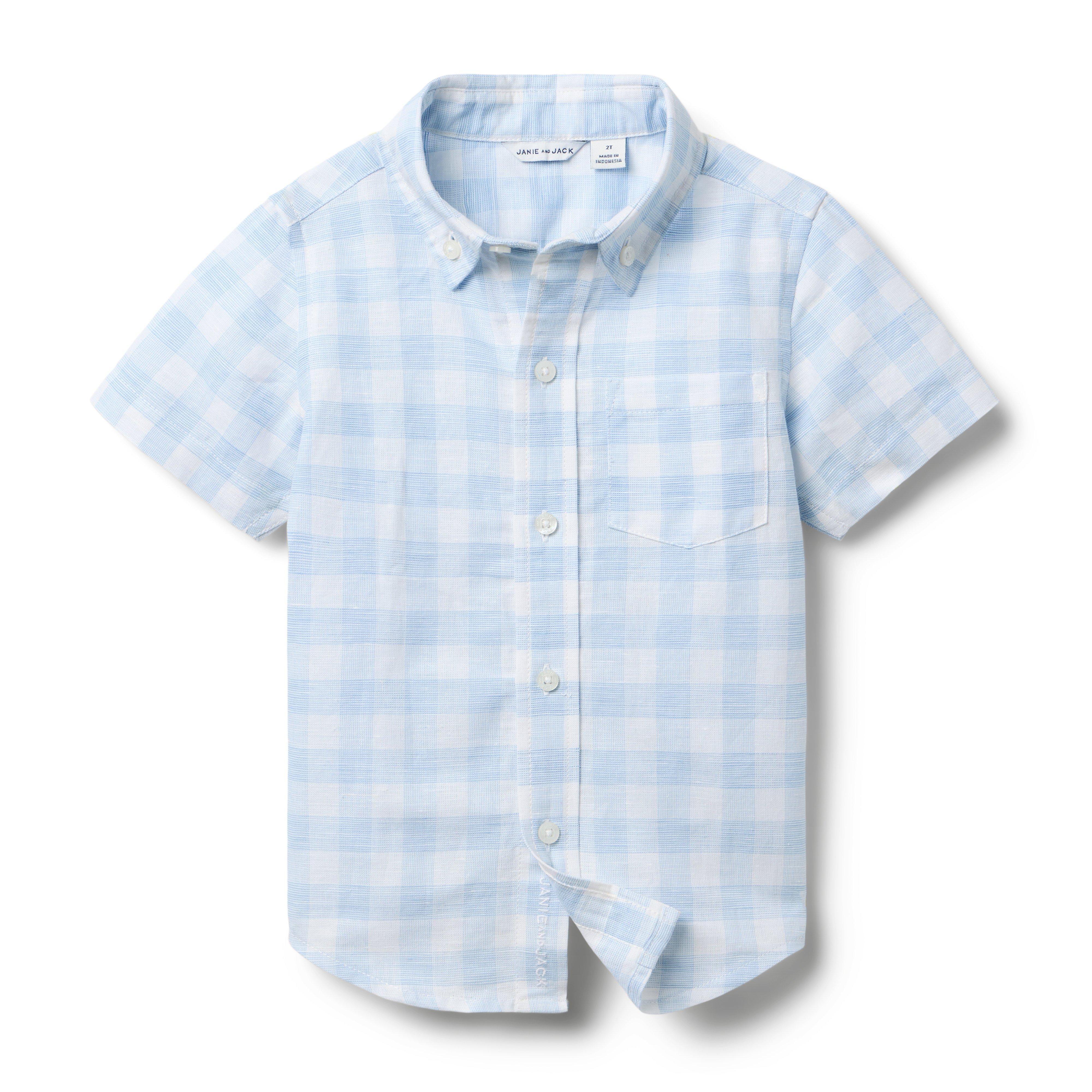 Tattersall Linen-Cotton Short