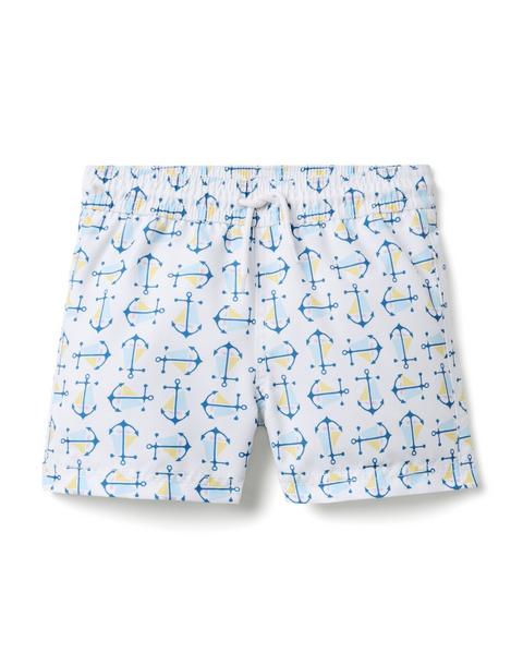 Recycled Anchor Swim Trunk
