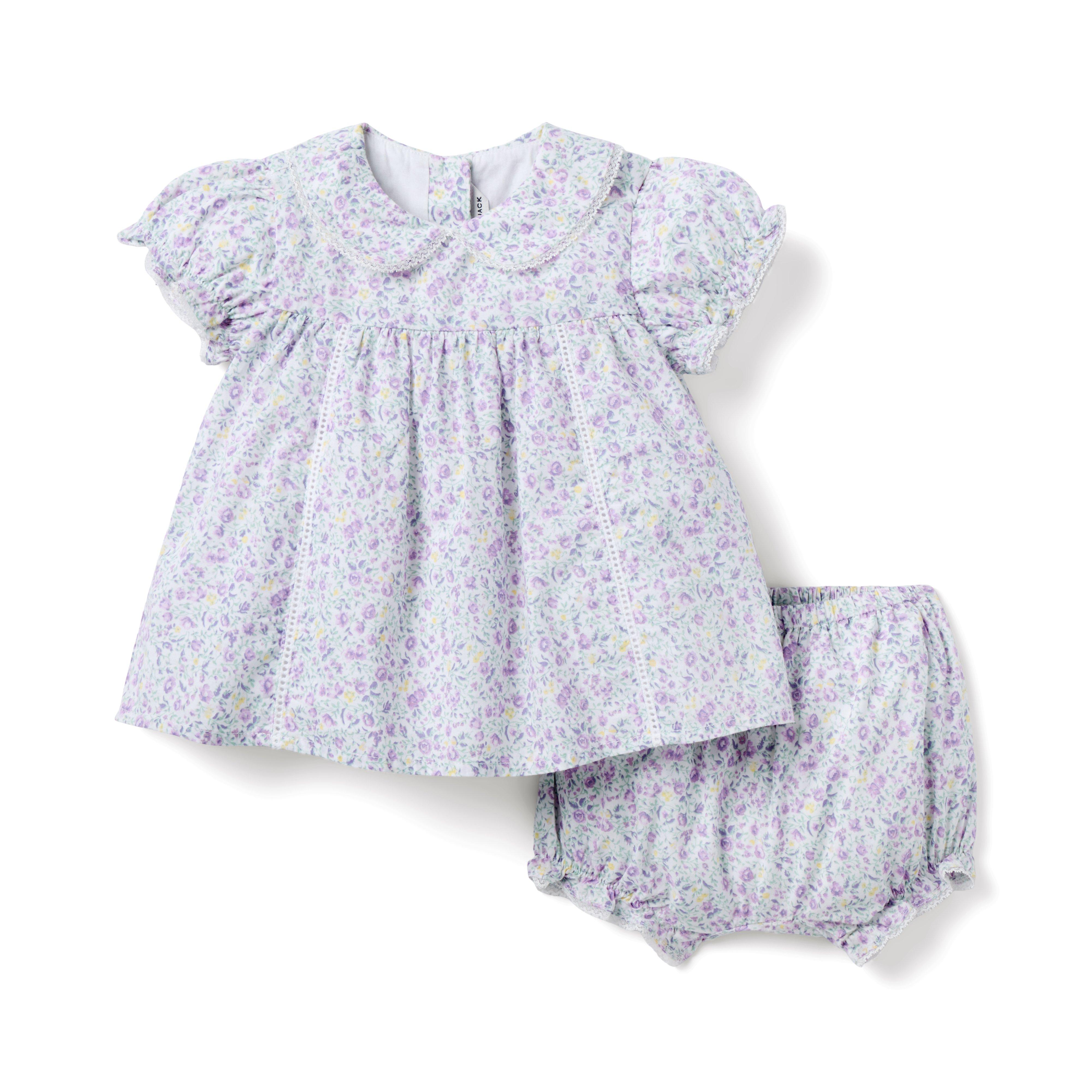 Baby Recycled Bug Floral Rash Guard Swimsuit