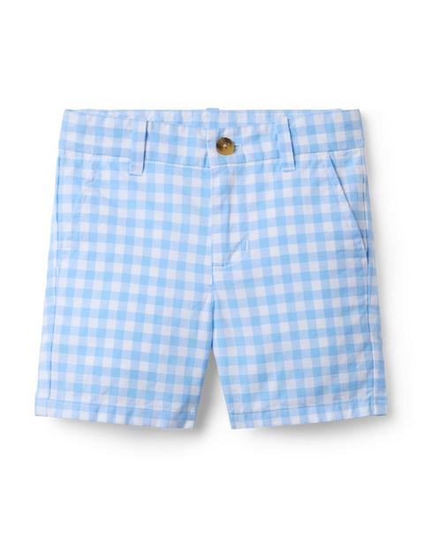 Gingham Poplin Short