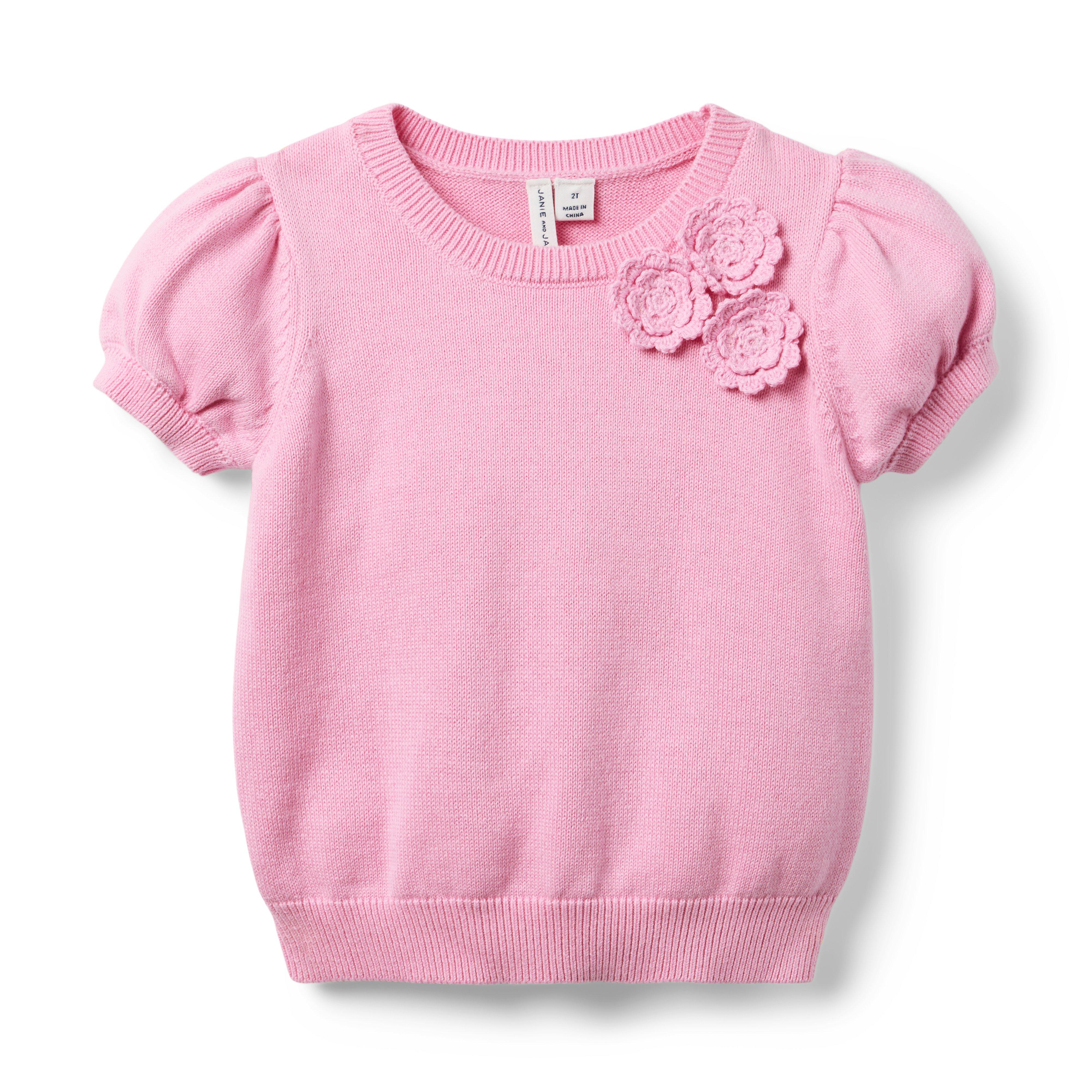 Rosette Sweater Top