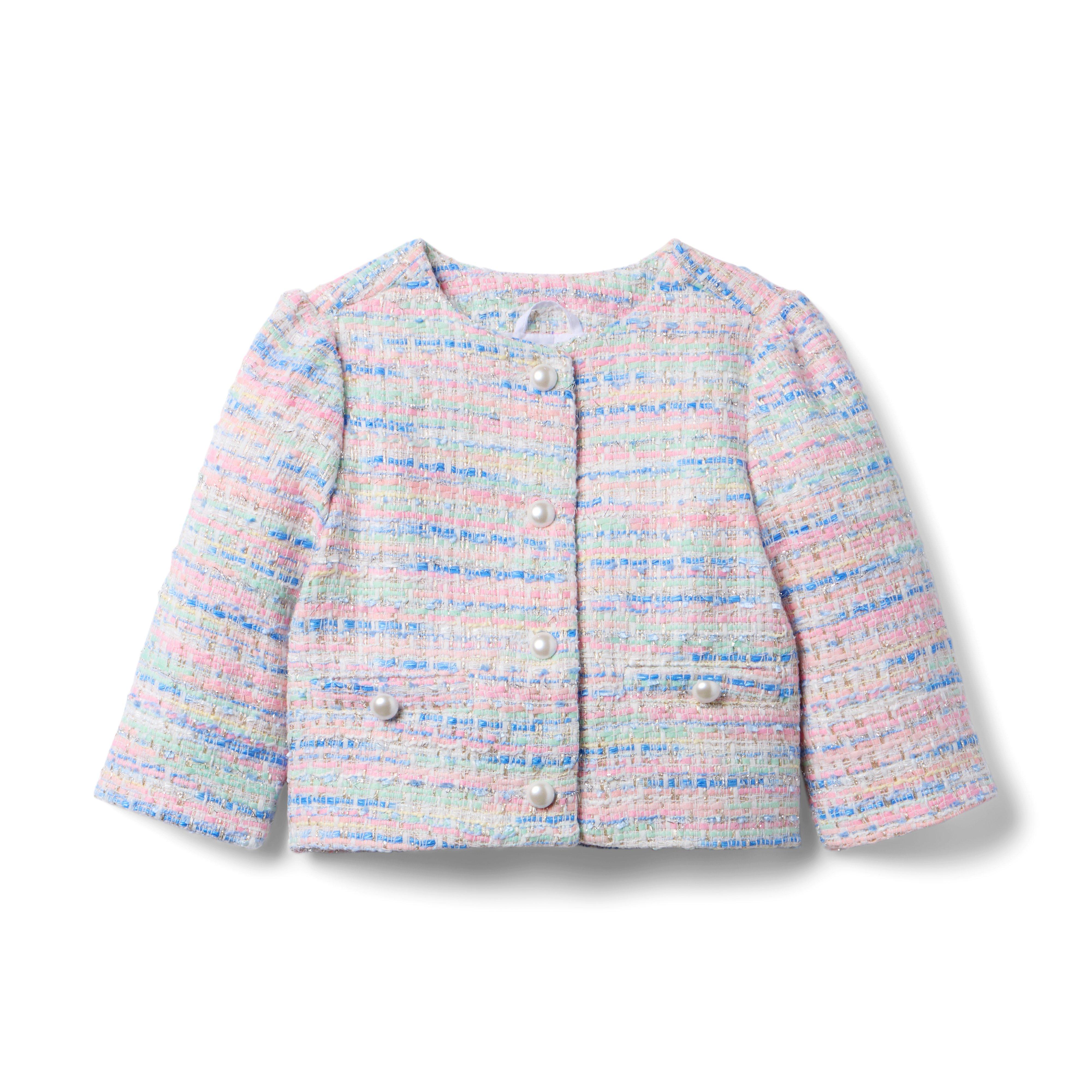 Tweed Puff Sleeve Jacket