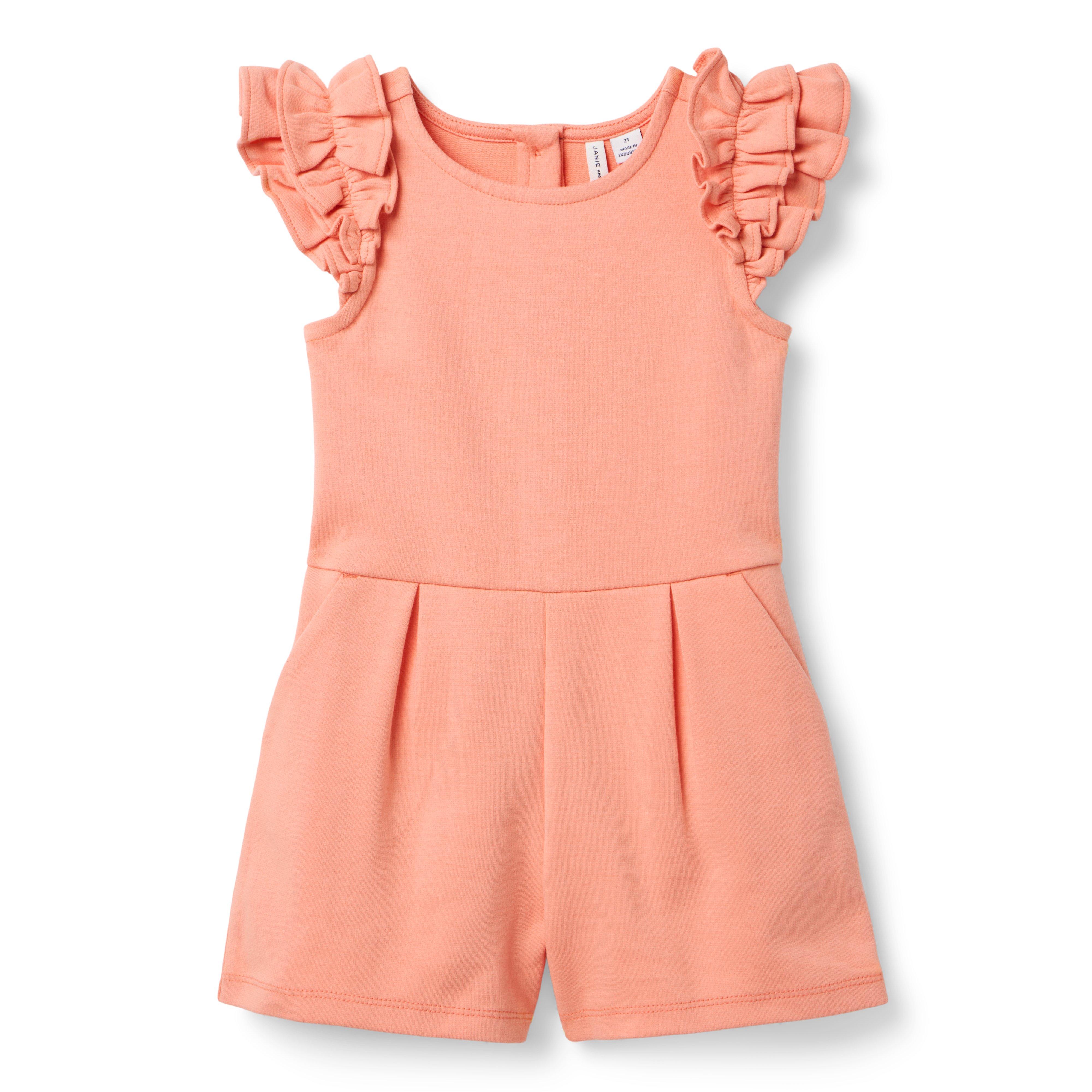 Floral Scalloped Romper