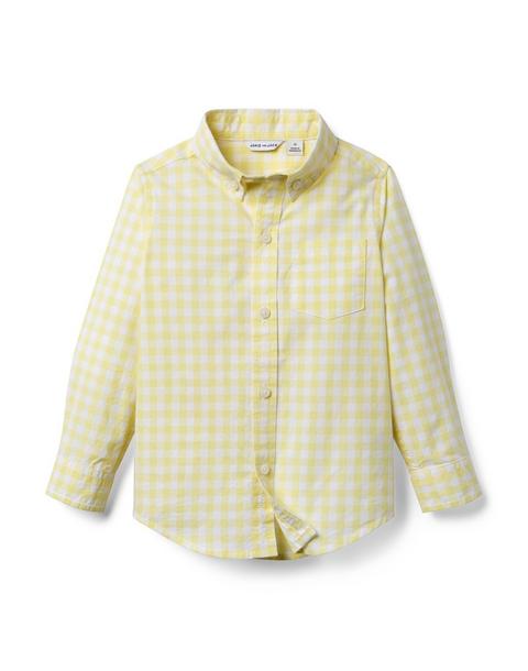Gingham Poplin Shirt