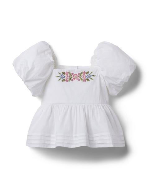 The Peplum Puff Sleeve Top