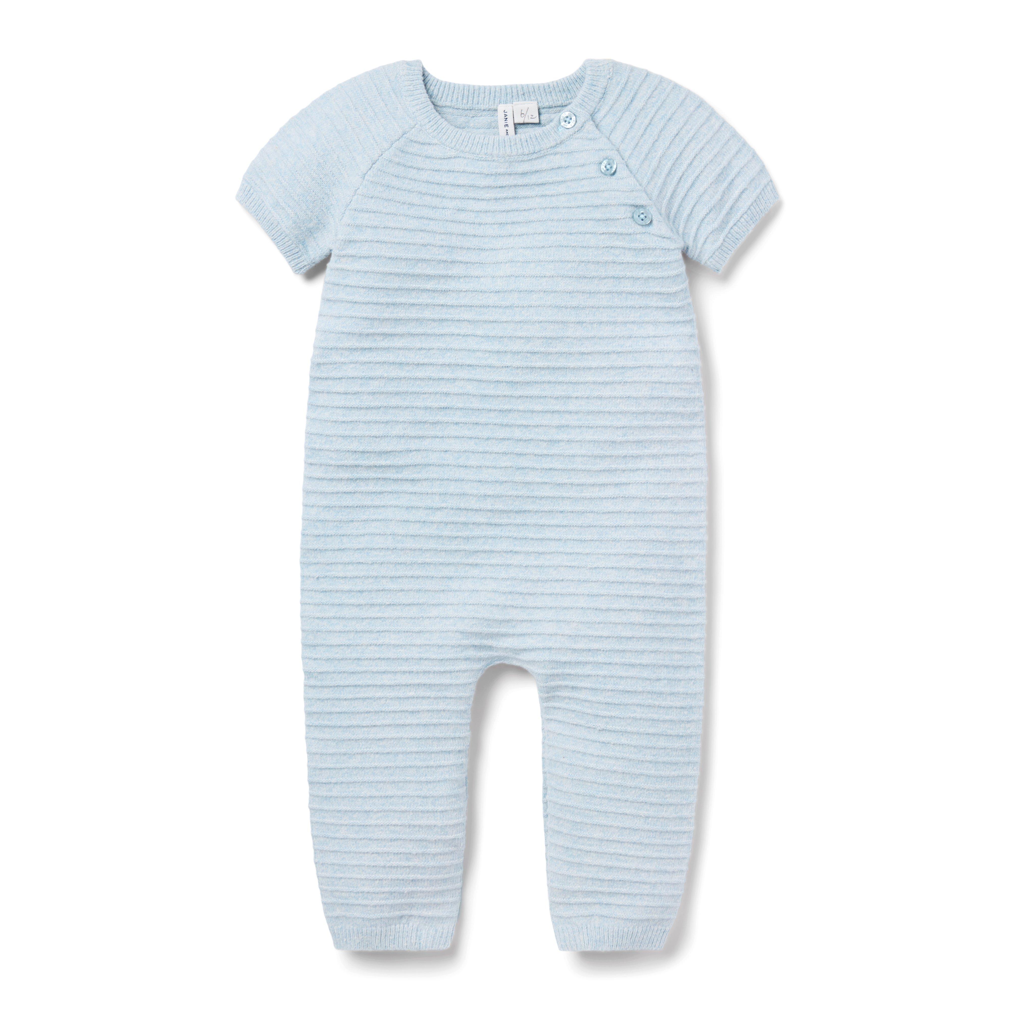 Baby Textured Stripe Sweater Set