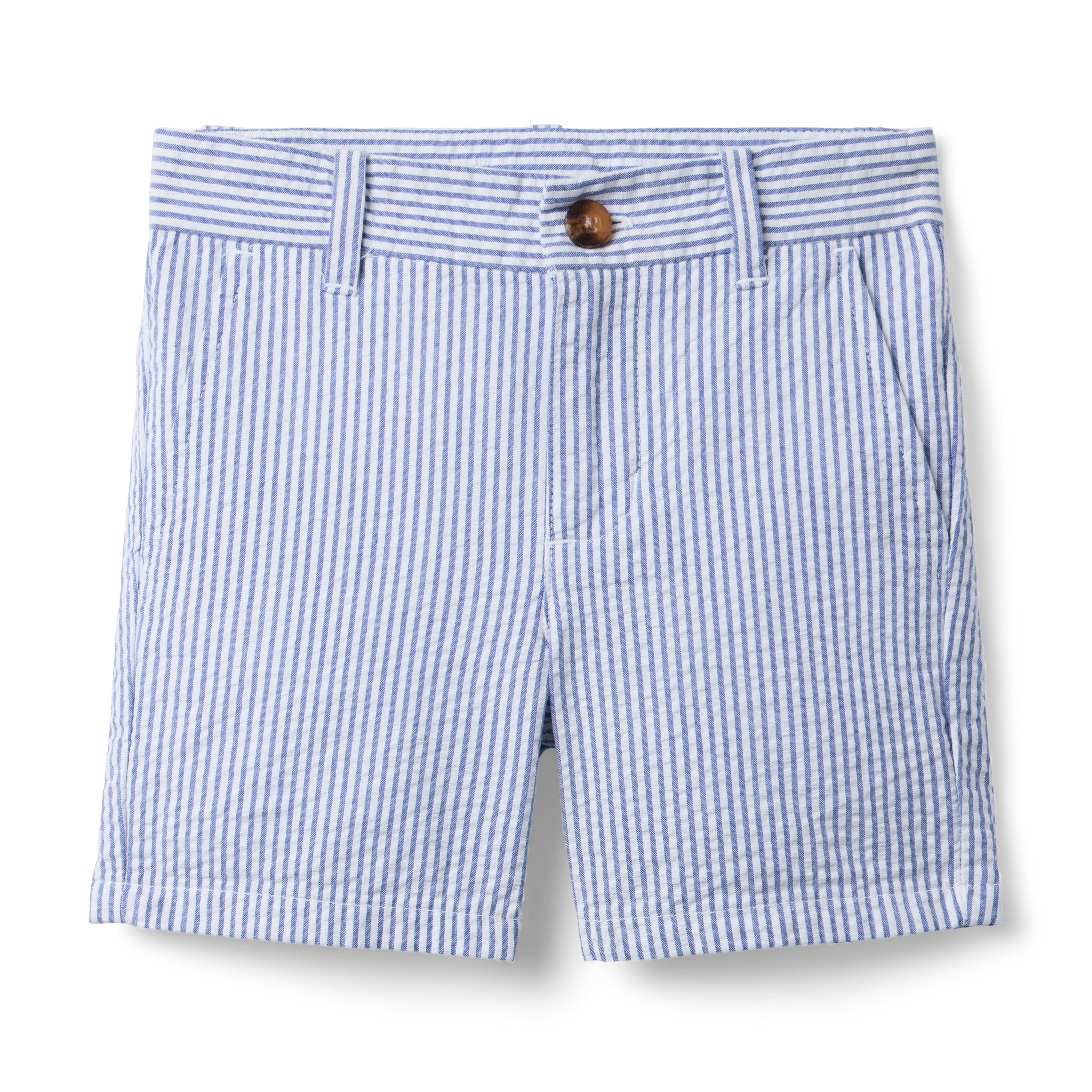 Striped Seersucker Short