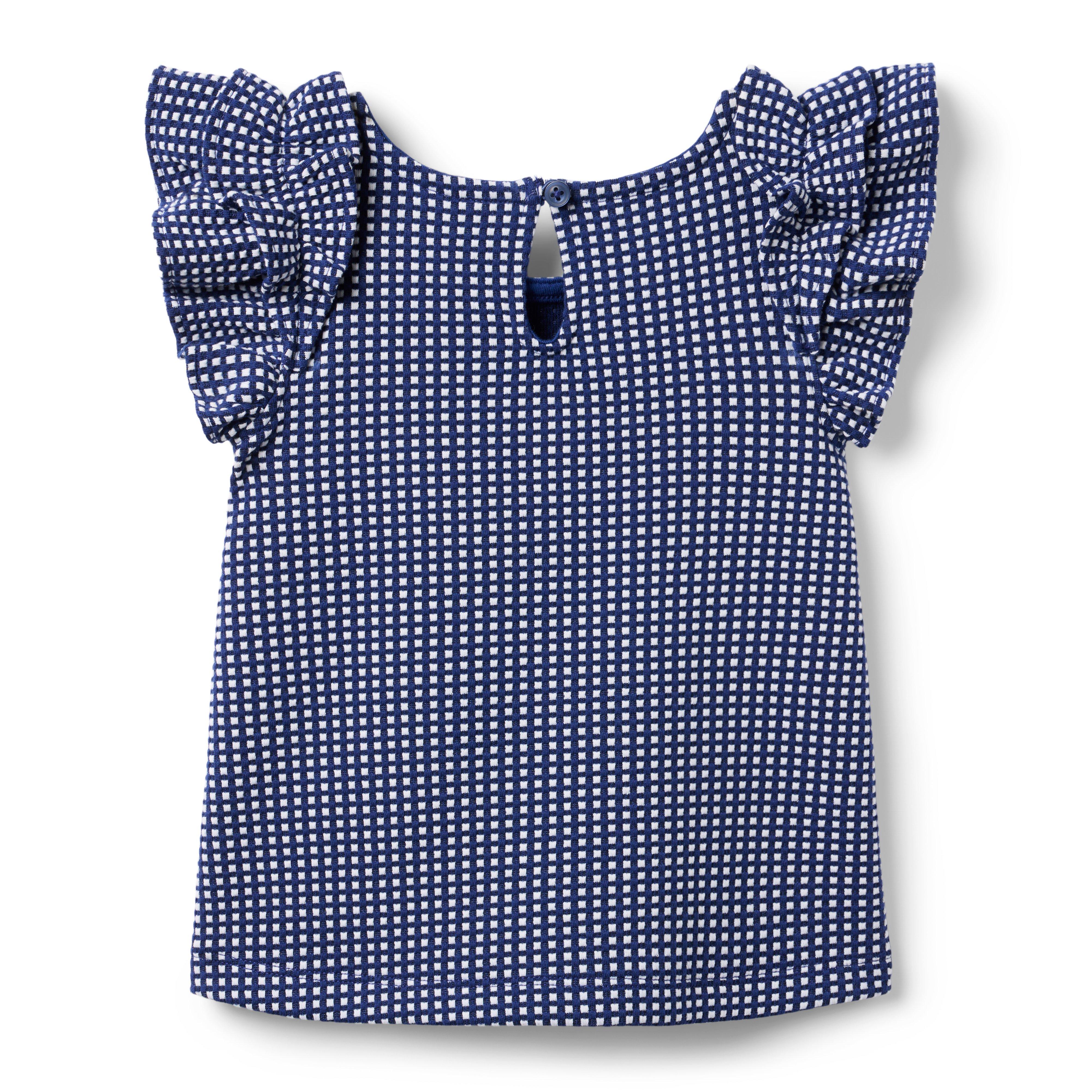 Gingham Ruffle Top image number 1