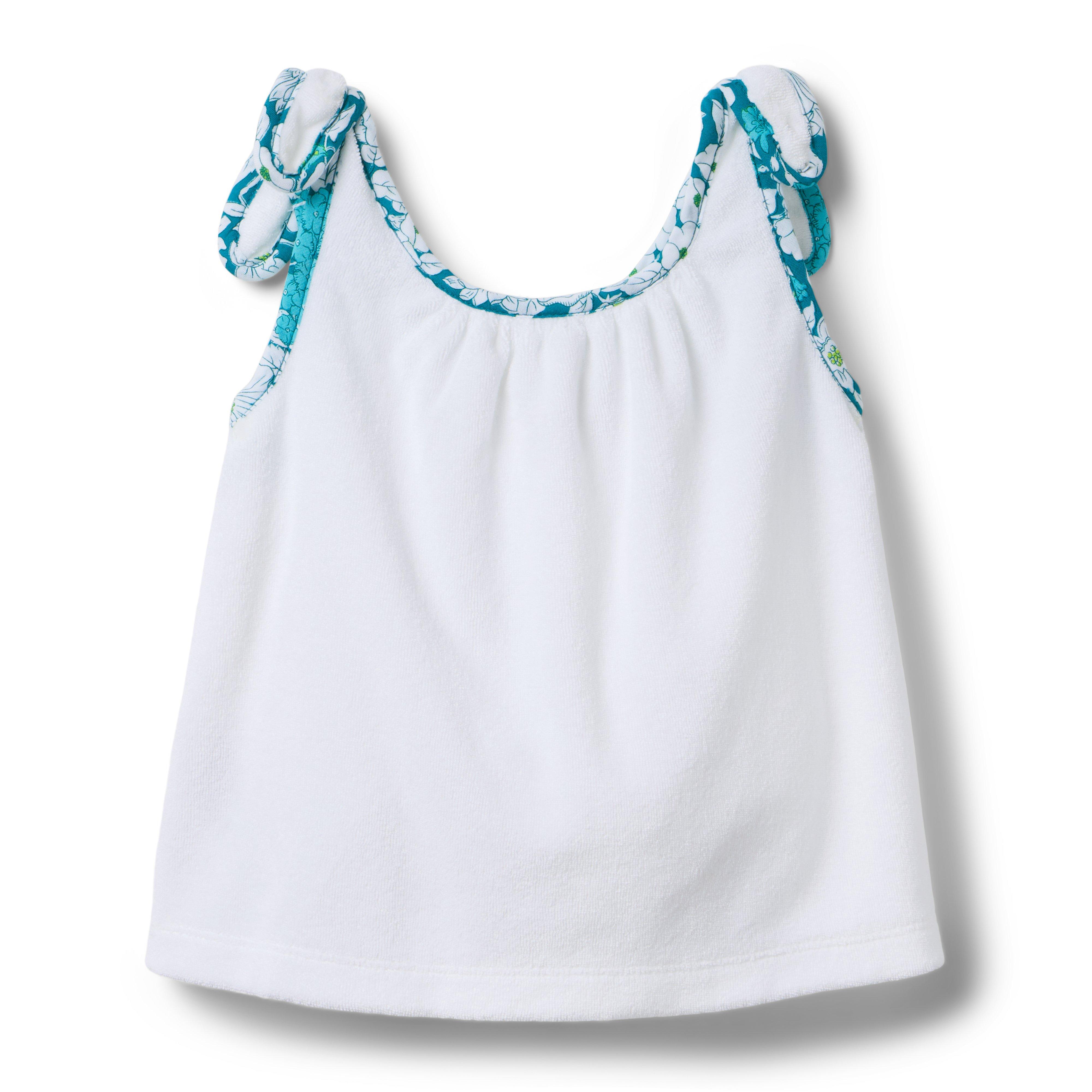 Terry Bow Strap Top image number 1