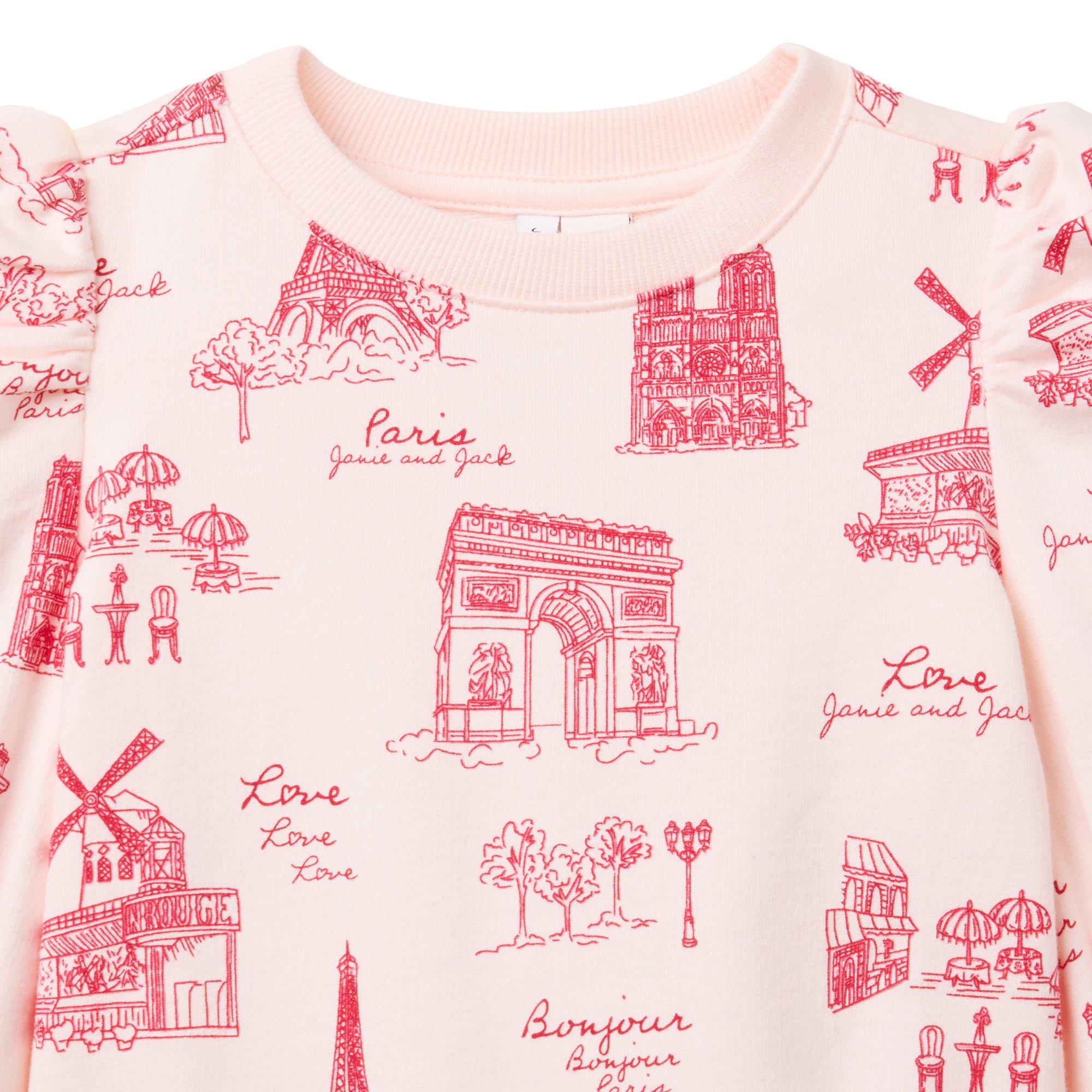 Paris Puff Sleeve Sweatshirt image number 2