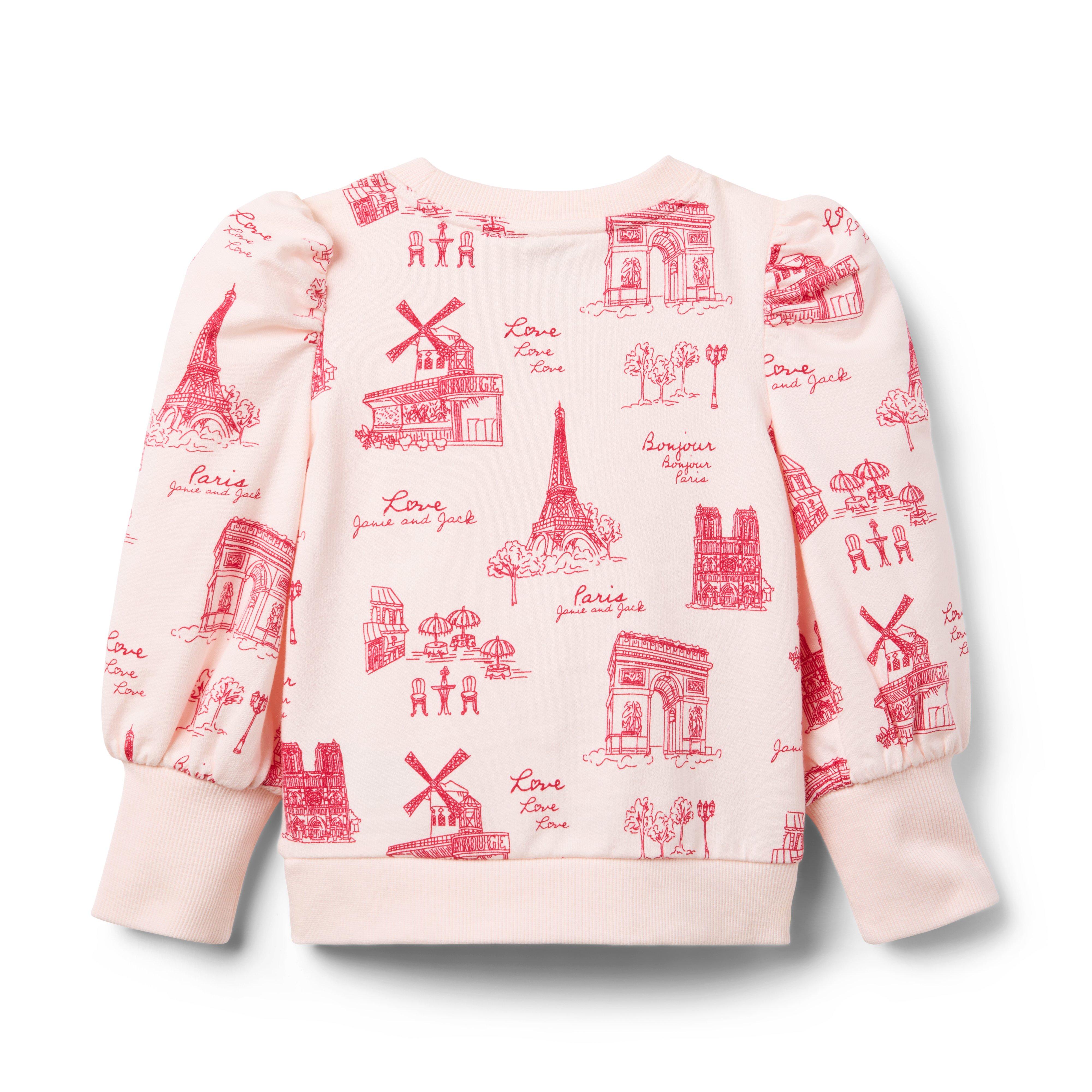 Paris Puff Sleeve Sweatshirt image number 1
