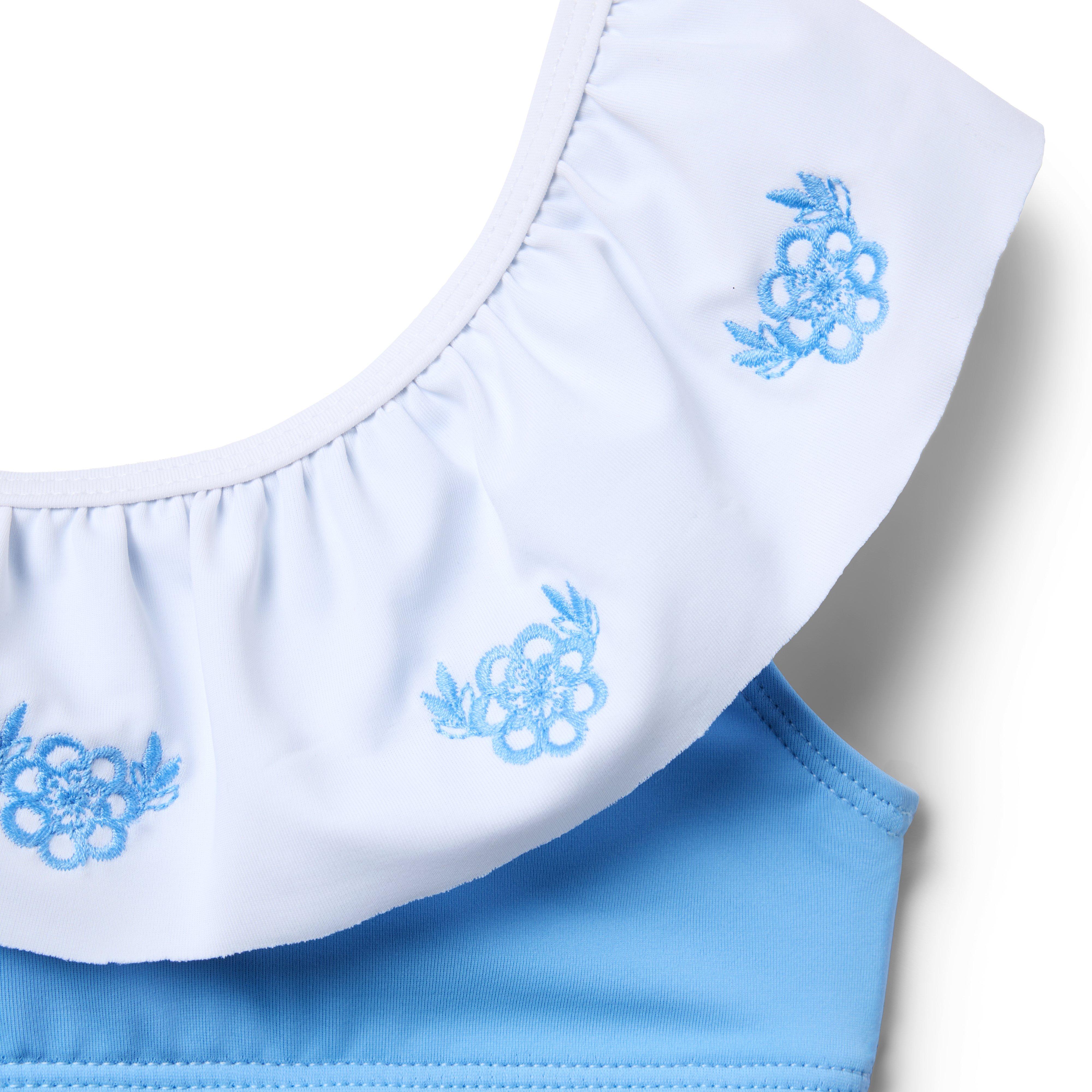 Recycled Embroidered Floral 2-Piece Swimsuit image number 2