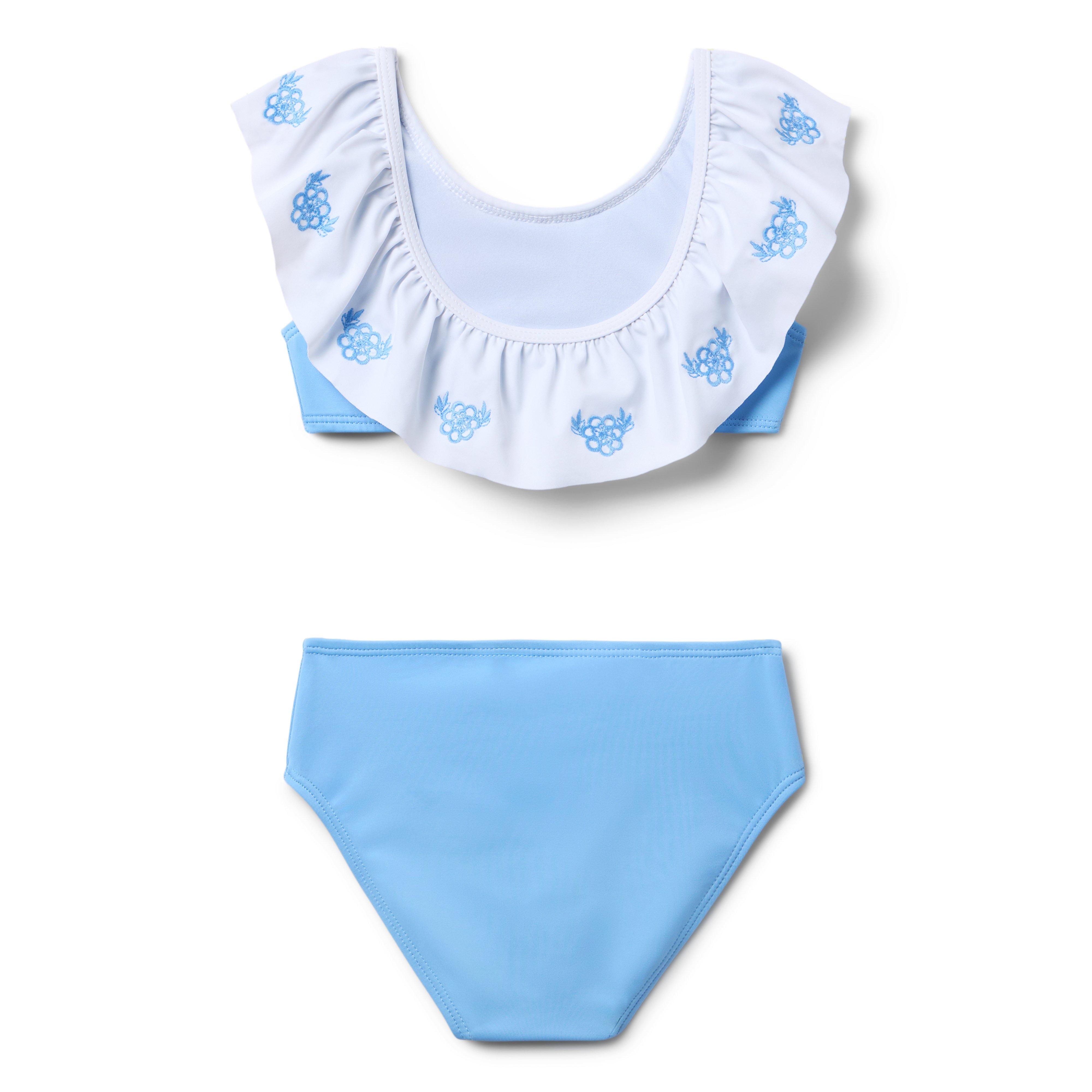 Recycled Embroidered Floral 2-Piece Swimsuit image number 1