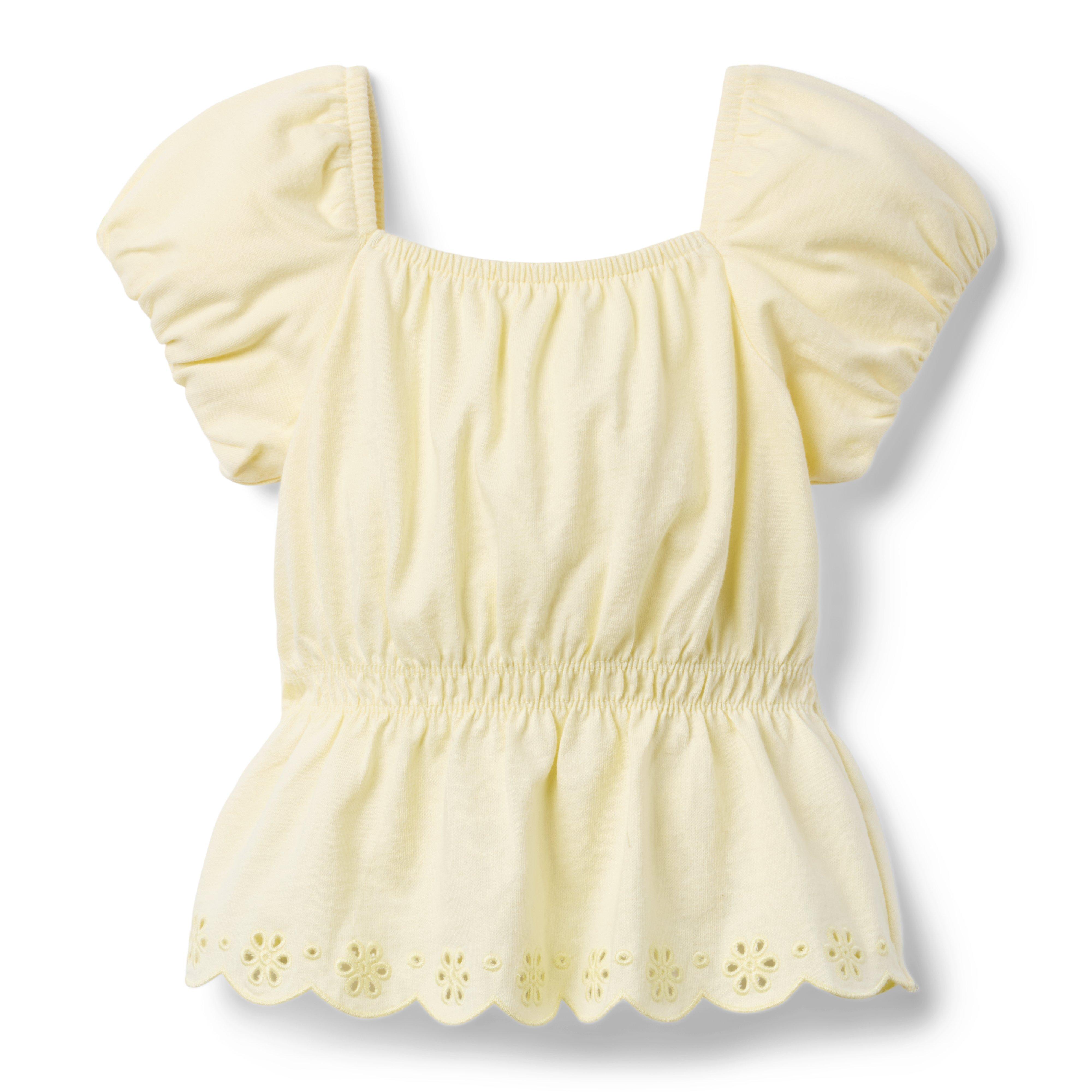 Puff Sleeve Peplum Top