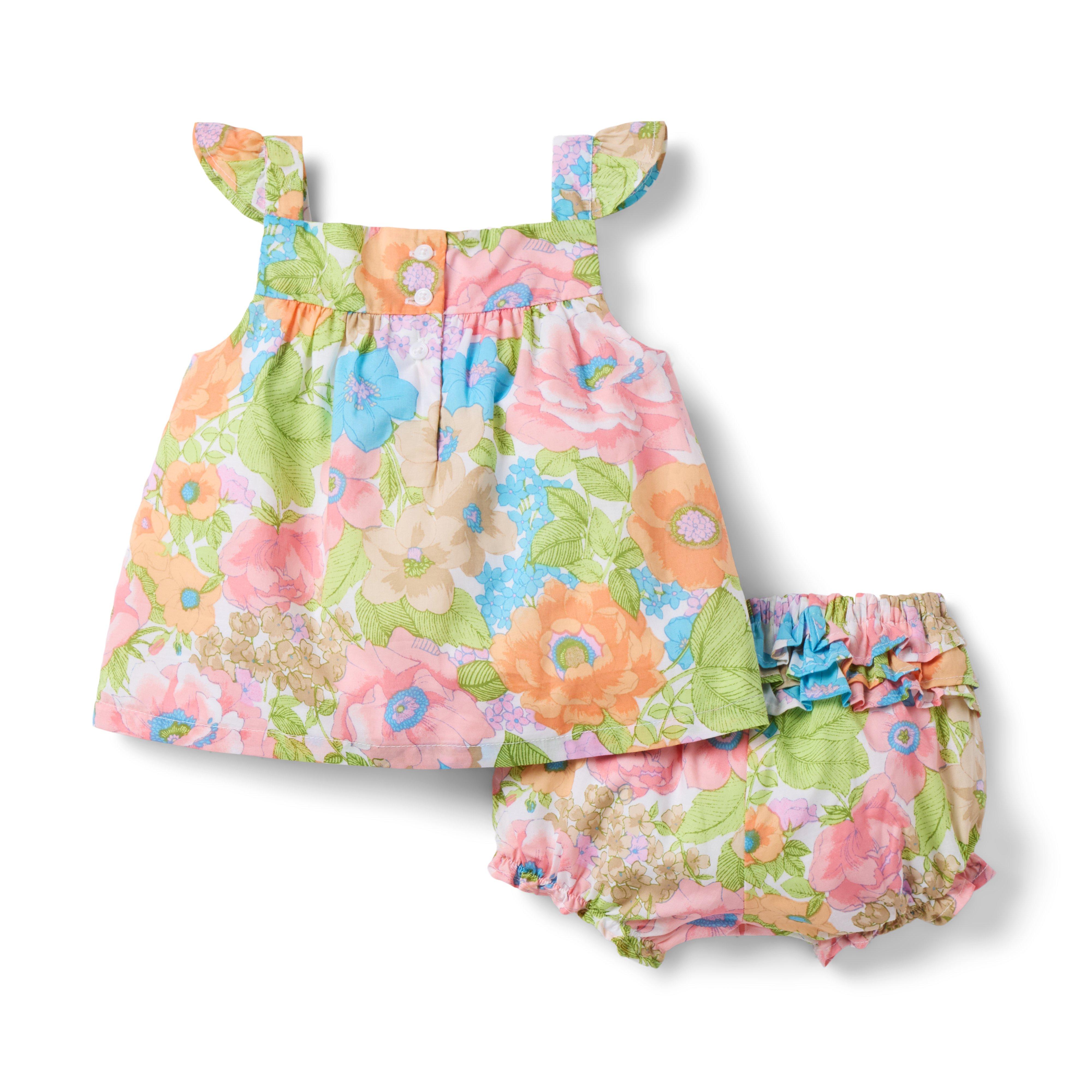 Baby Floral Bow Matching Set image number 1
