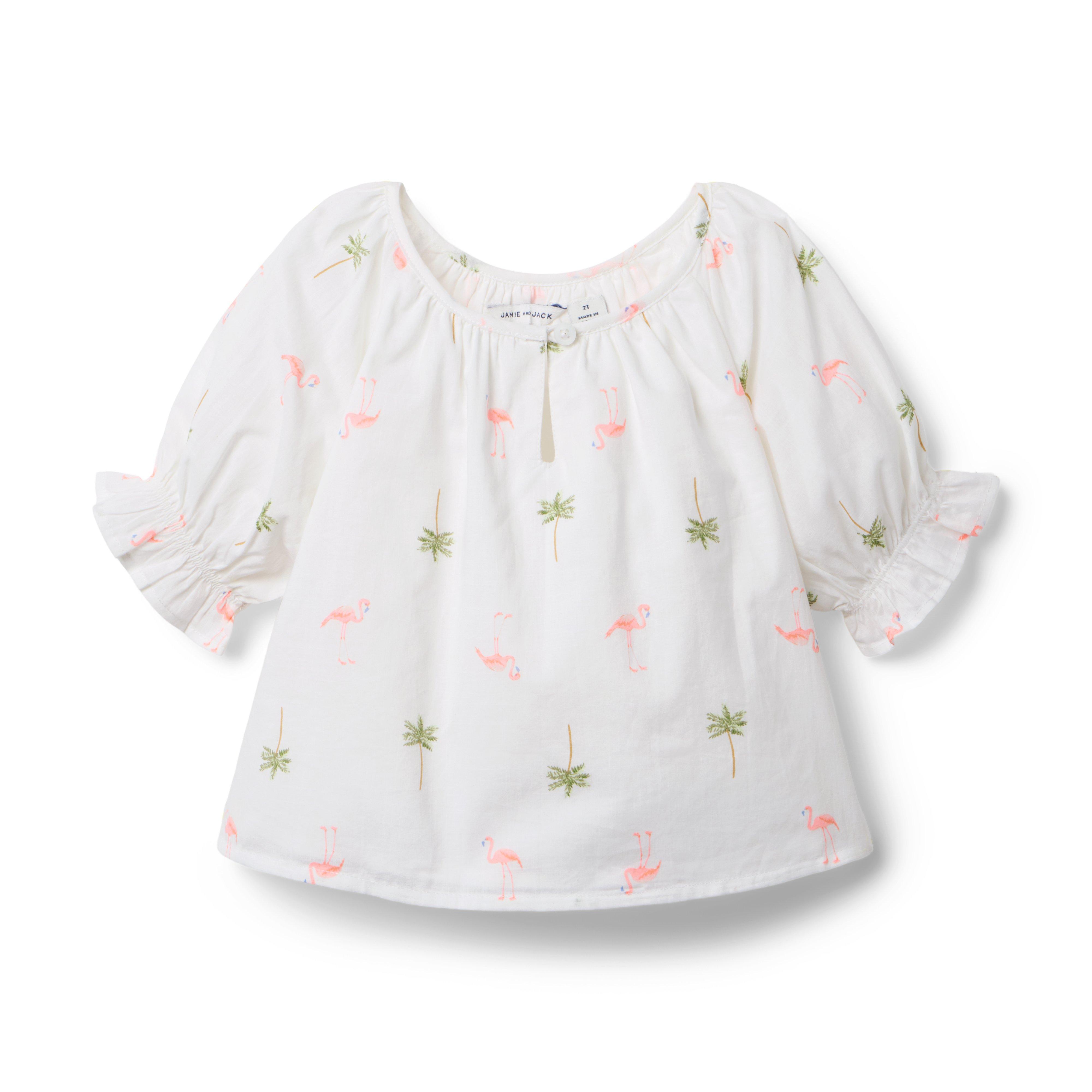 Flamingo Palm Top