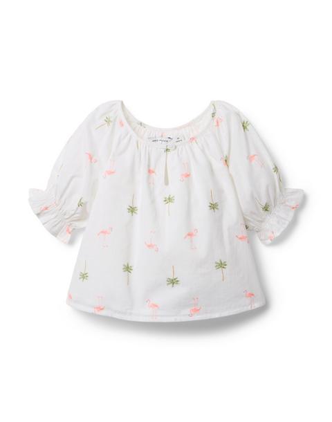 Flamingo Palm Top