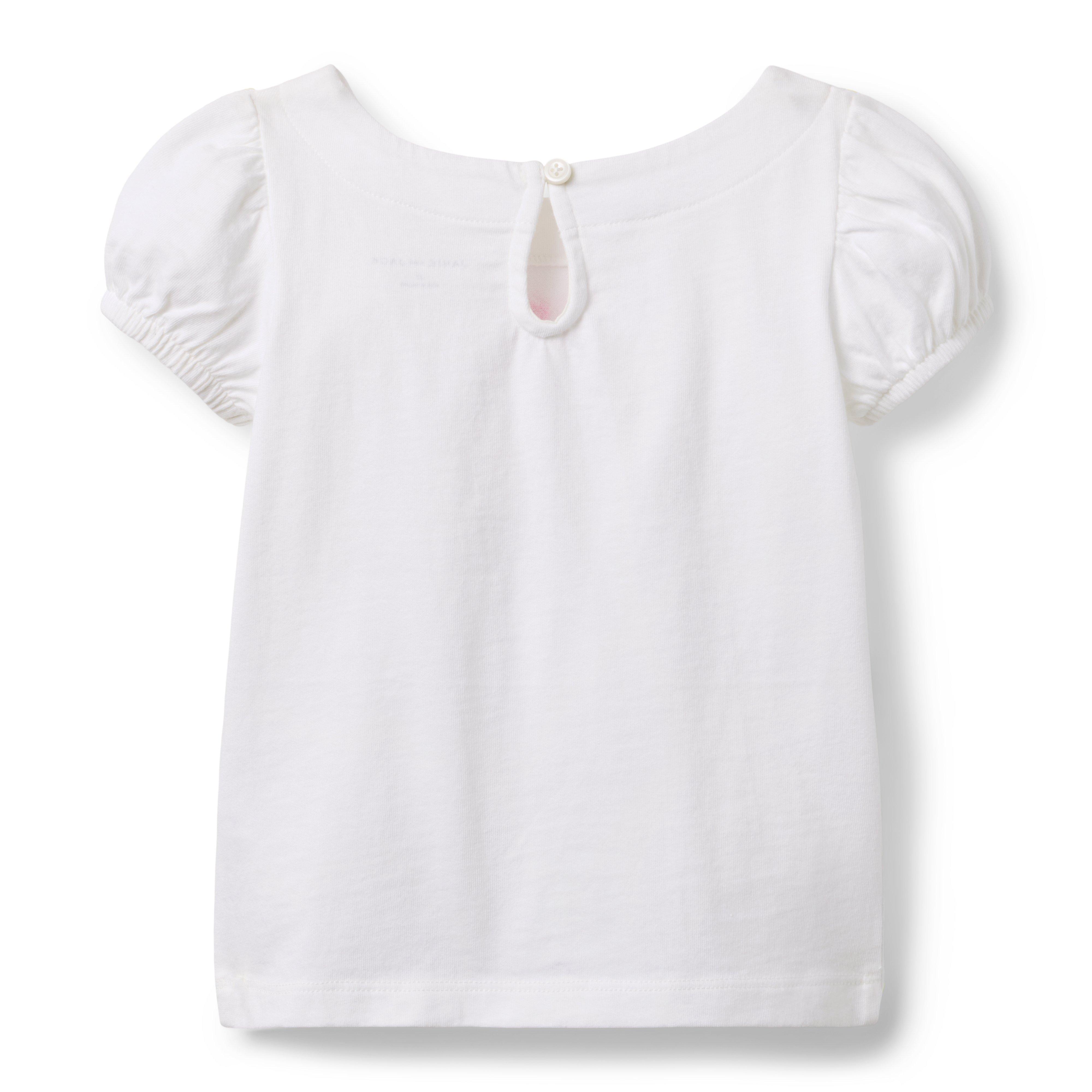 Flower Puff Sleeve Tee image number 1