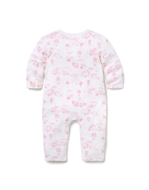 Baby Animal Friends Toile Wrap One-Piece