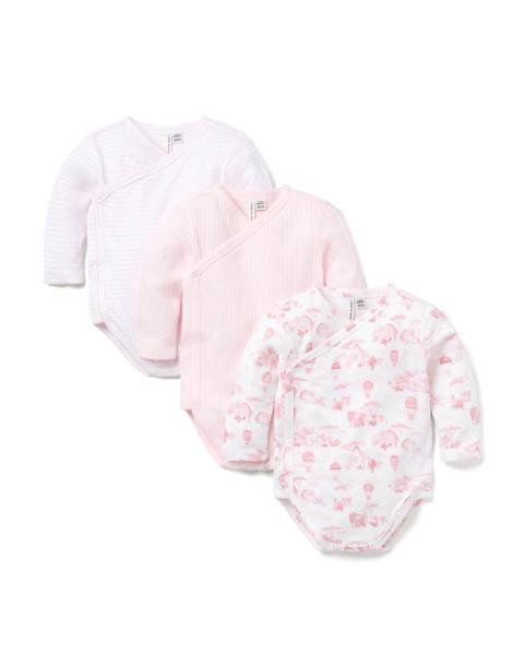 Baby Wrap Bodysuit 3-Pack