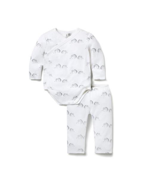 Baby Zebra Wrap Matching Set
